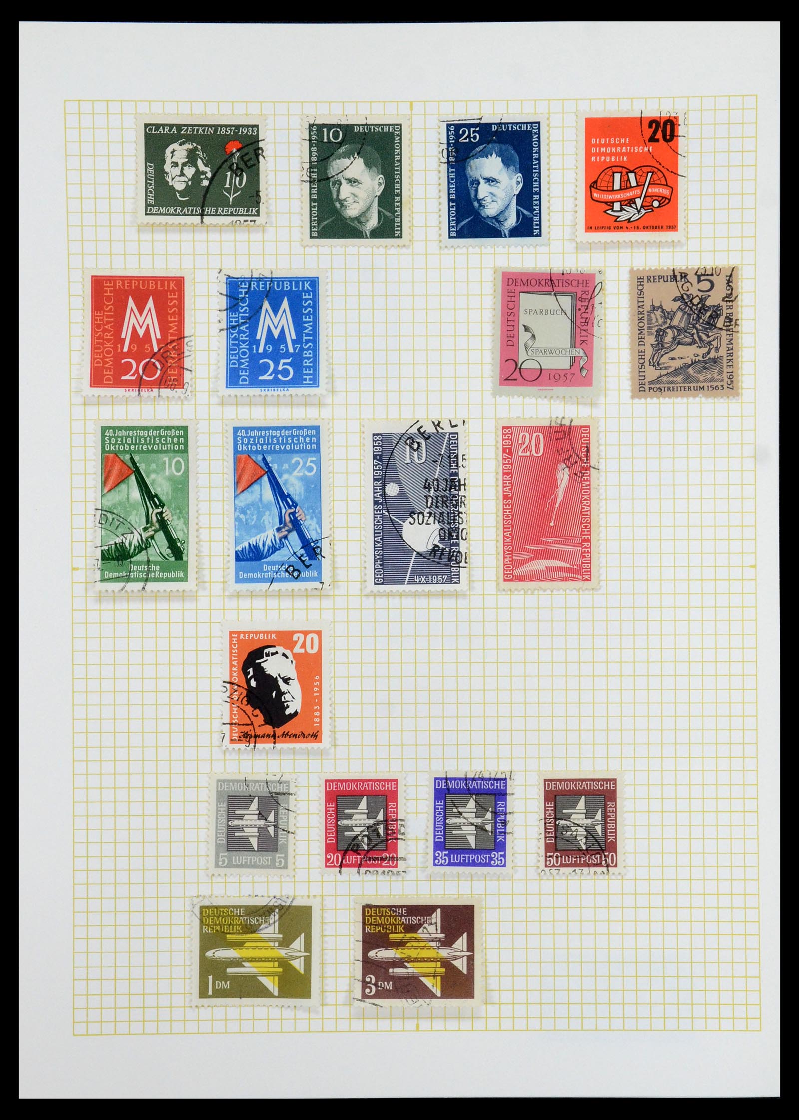 35387 040 - Postzegelverzameling 35387 Sovjet Zone en DDR 1945-1980.