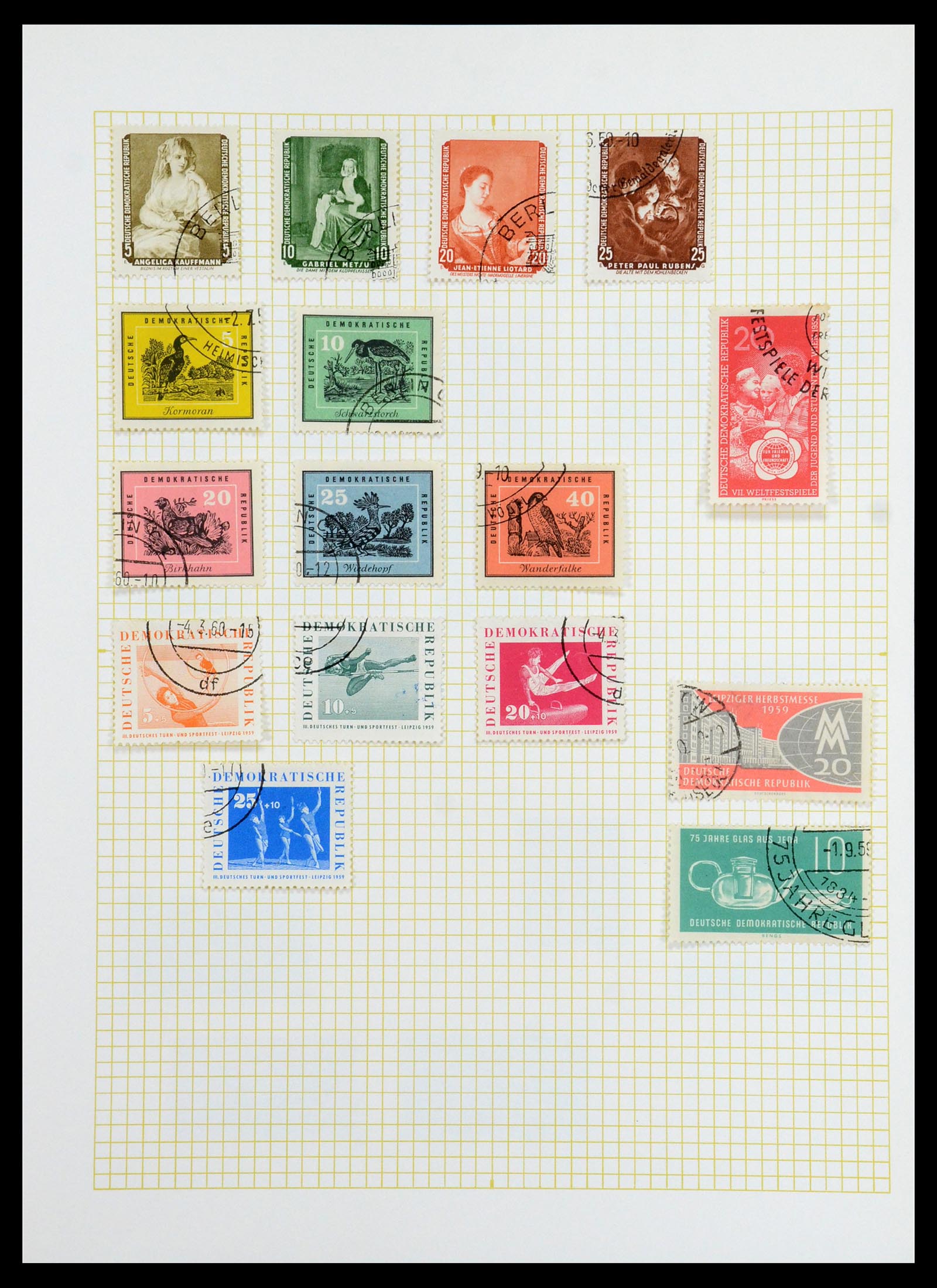 35387 044 - Postzegelverzameling 35387 Sovjet Zone en DDR 1945-1980.
