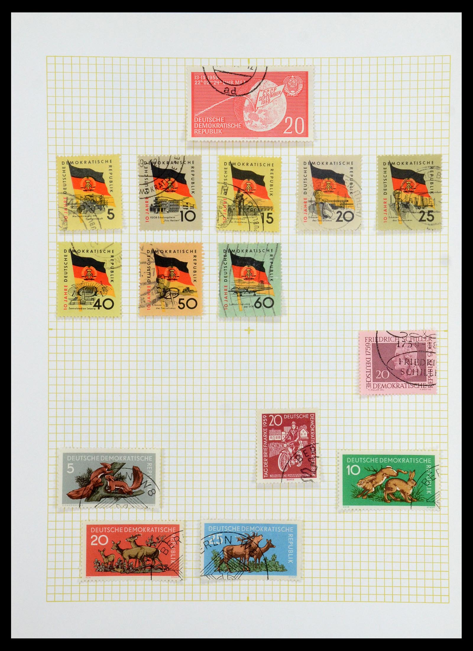 35387 045 - Stamp Collection 35387 Soviet Zone and DDR 1945-1980.