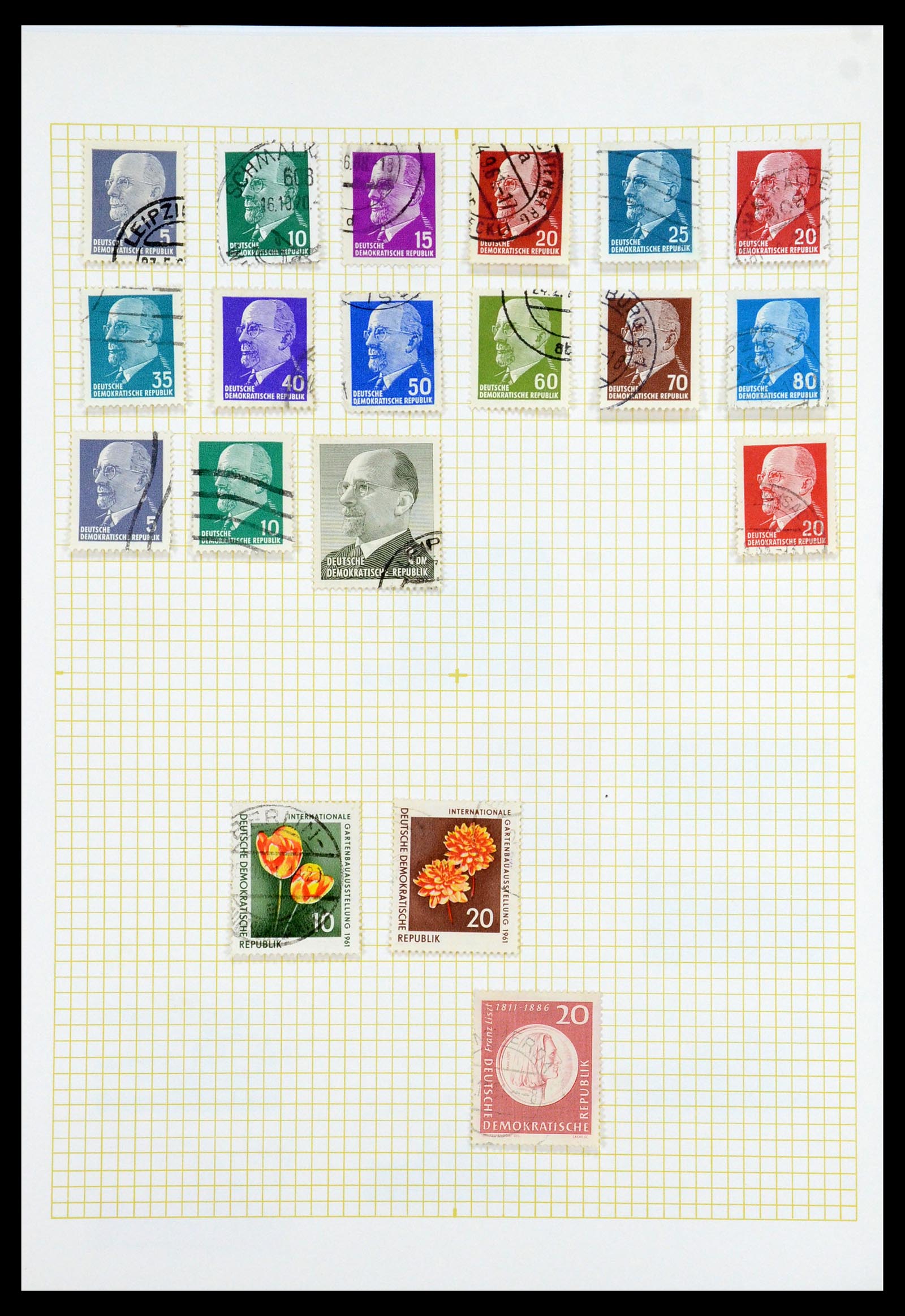 35387 051 - Postzegelverzameling 35387 Sovjet Zone en DDR 1945-1980.