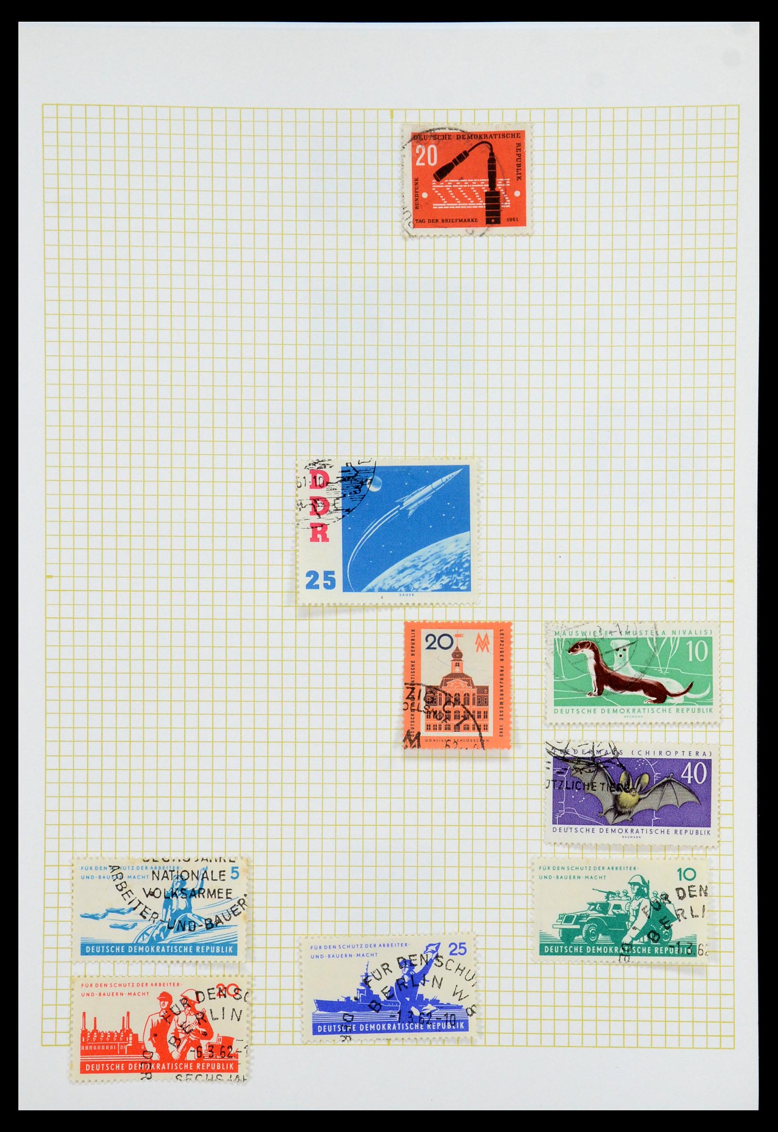 35387 052 - Postzegelverzameling 35387 Sovjet Zone en DDR 1945-1980.