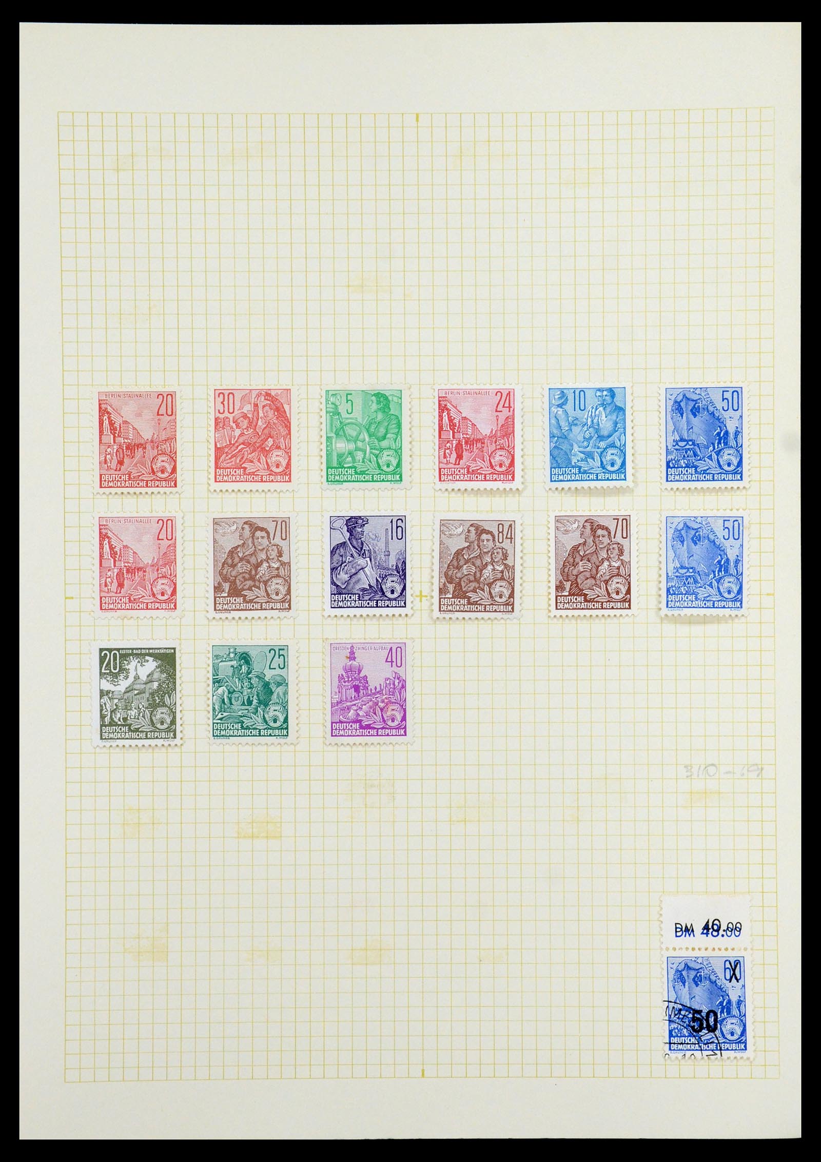 35387 058 - Postzegelverzameling 35387 Sovjet Zone en DDR 1945-1980.