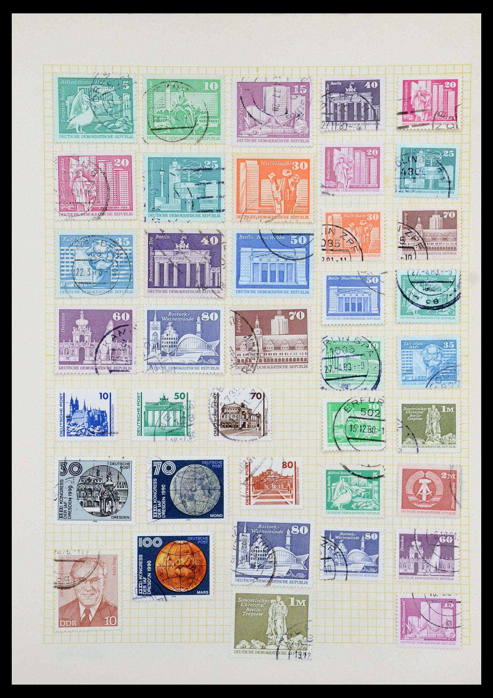 35387 061 - Postzegelverzameling 35387 Sovjet Zone en DDR 1945-1980.
