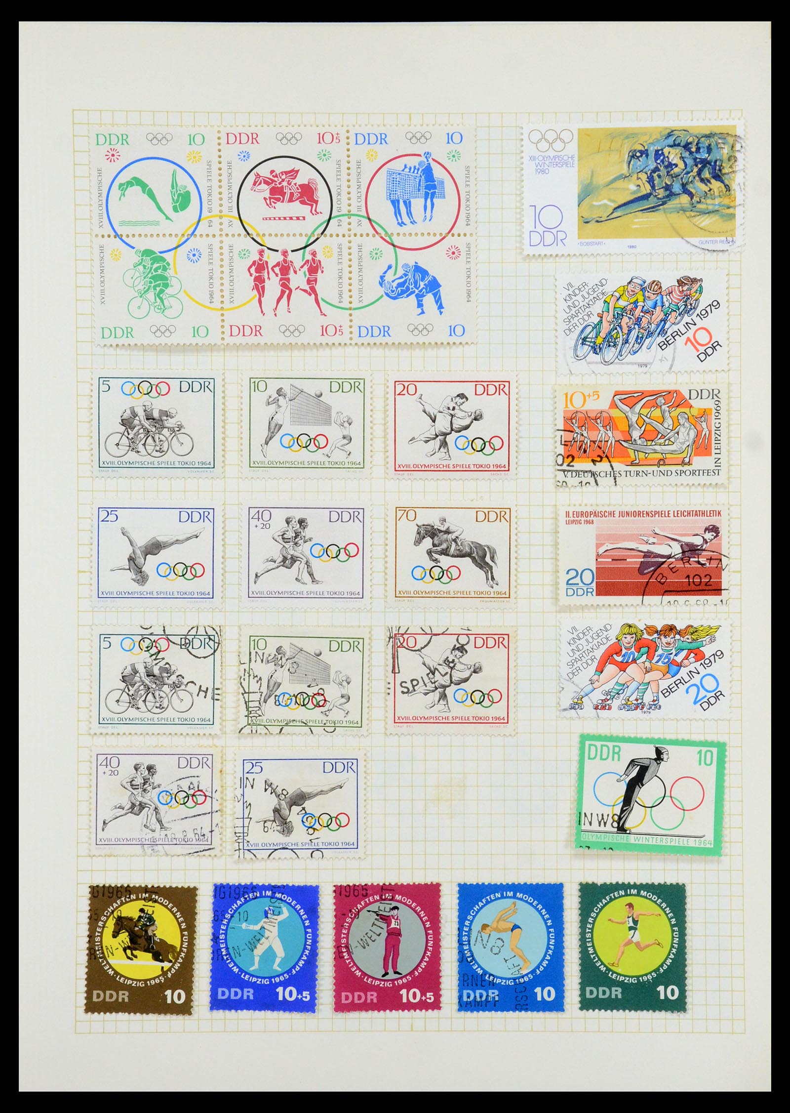 35387 063 - Postzegelverzameling 35387 Sovjet Zone en DDR 1945-1980.
