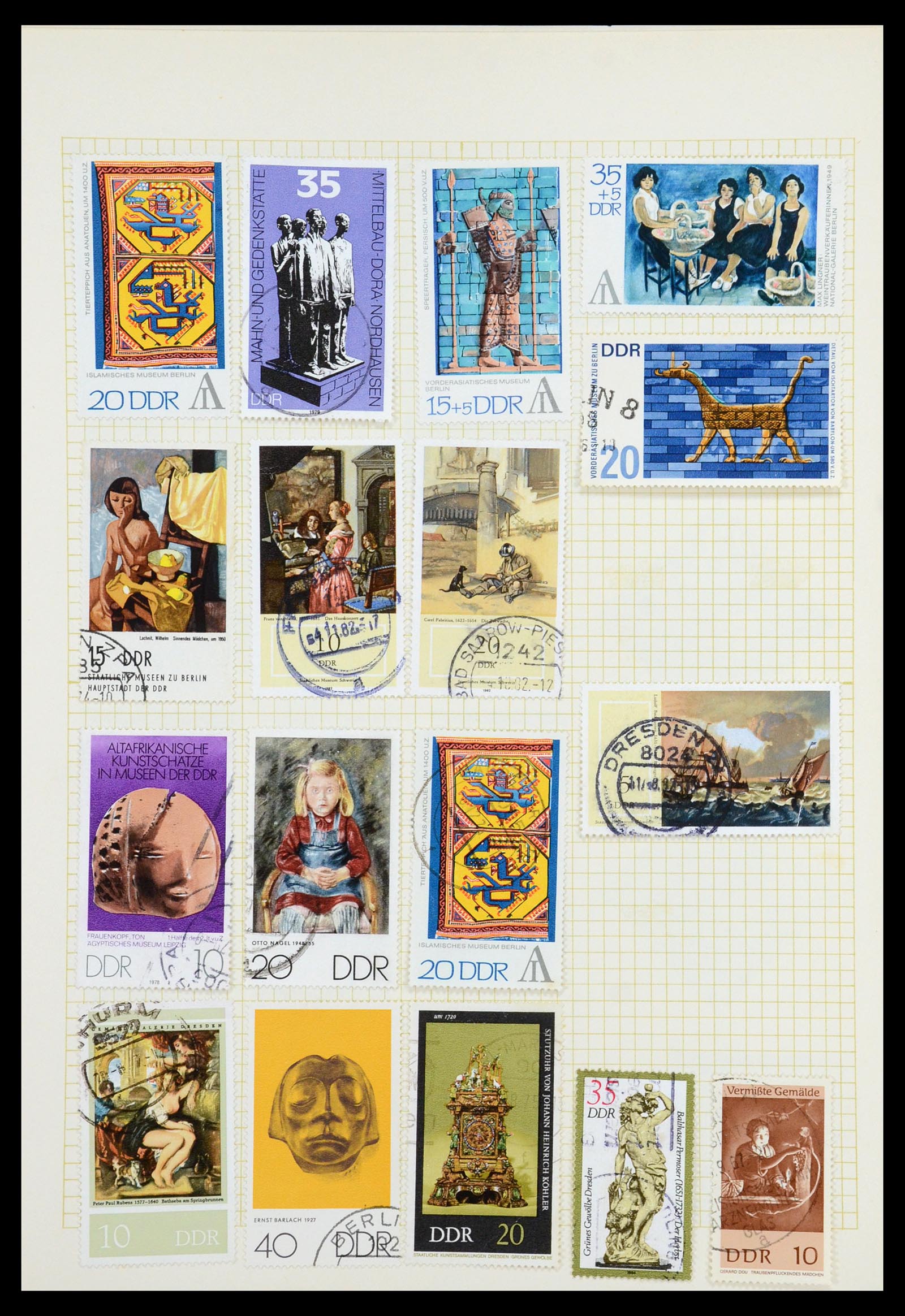35387 068 - Postzegelverzameling 35387 Sovjet Zone en DDR 1945-1980.