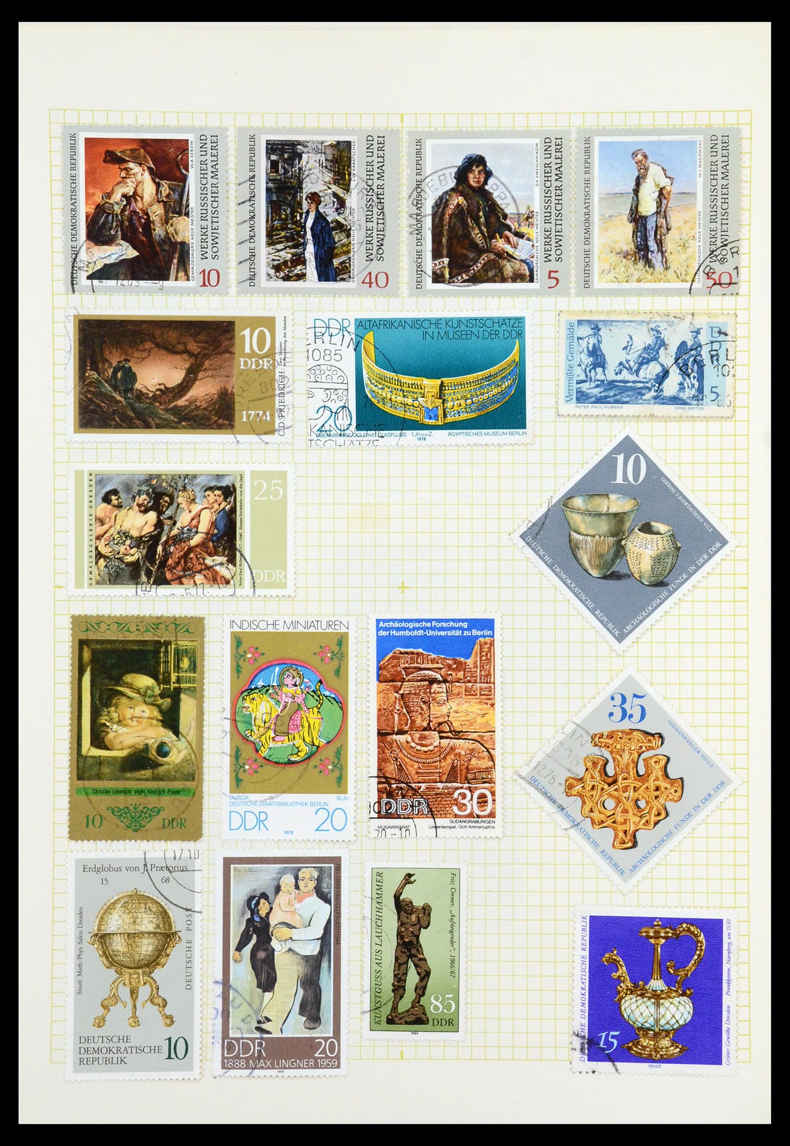 35387 069 - Postzegelverzameling 35387 Sovjet Zone en DDR 1945-1980.