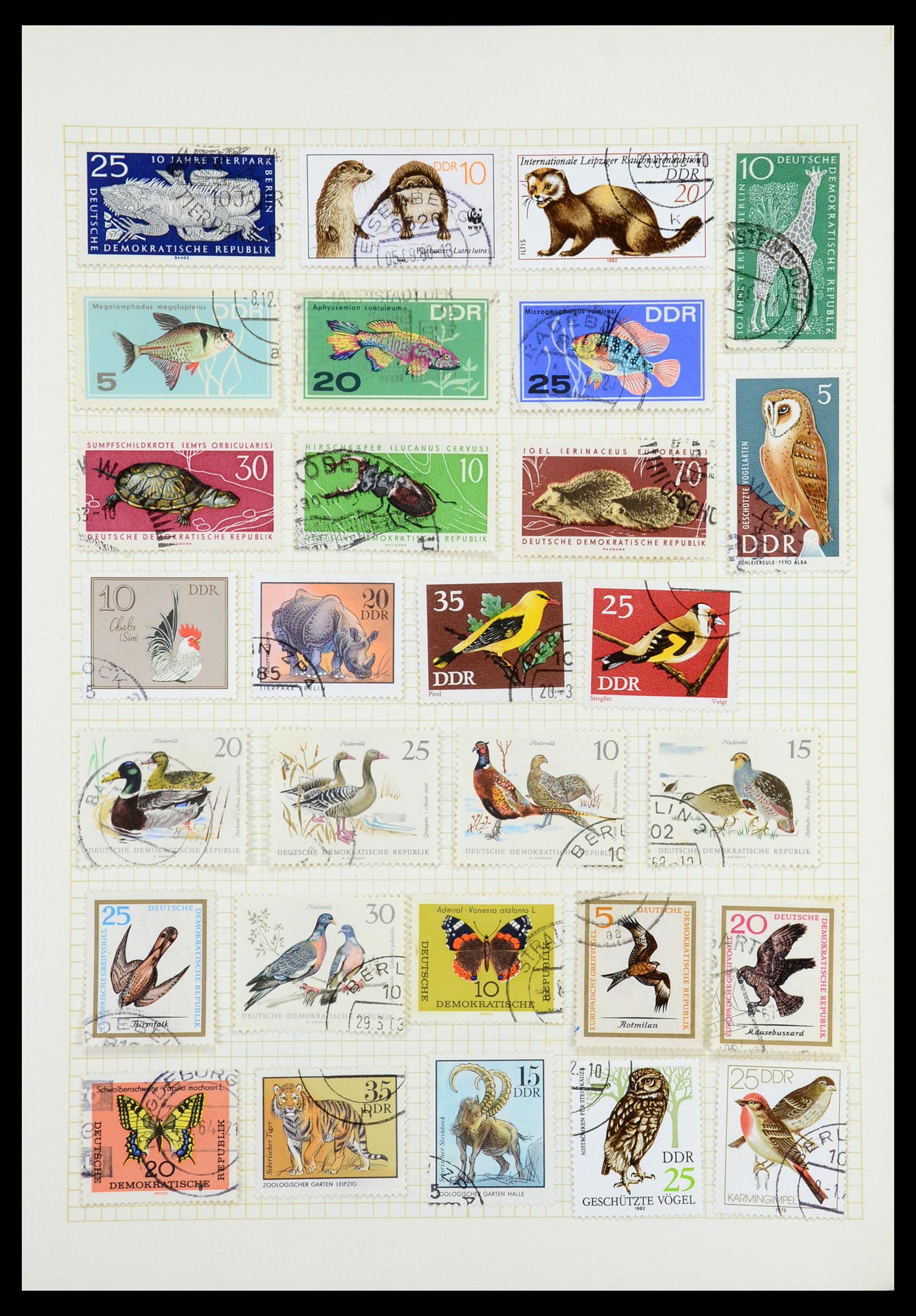 35387 073 - Postzegelverzameling 35387 Sovjet Zone en DDR 1945-1980.