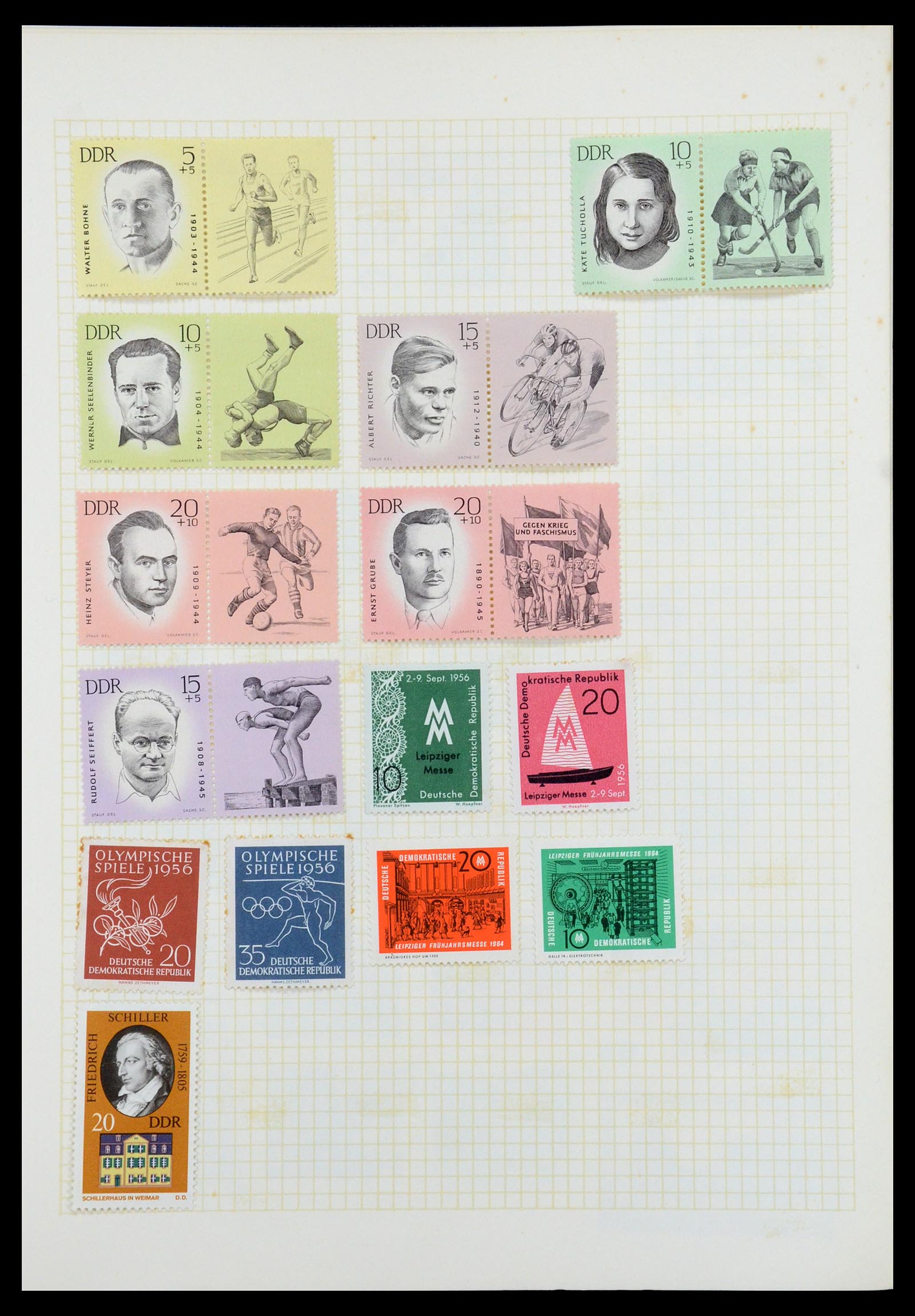 35387 081 - Postzegelverzameling 35387 Sovjet Zone en DDR 1945-1980.