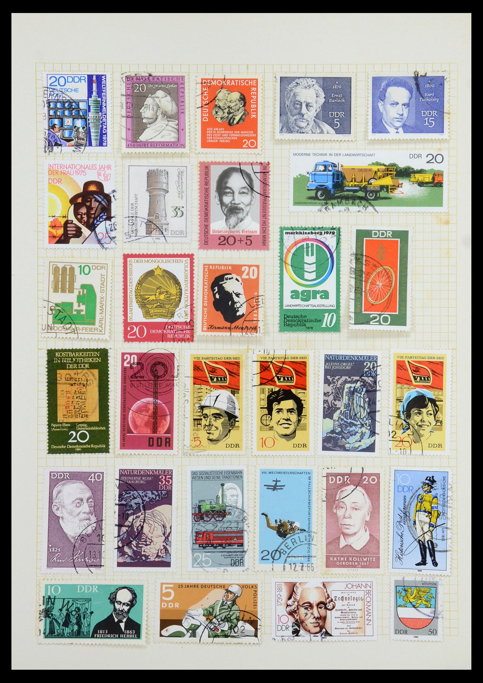 35387 085 - Postzegelverzameling 35387 Sovjet Zone en DDR 1945-1980.