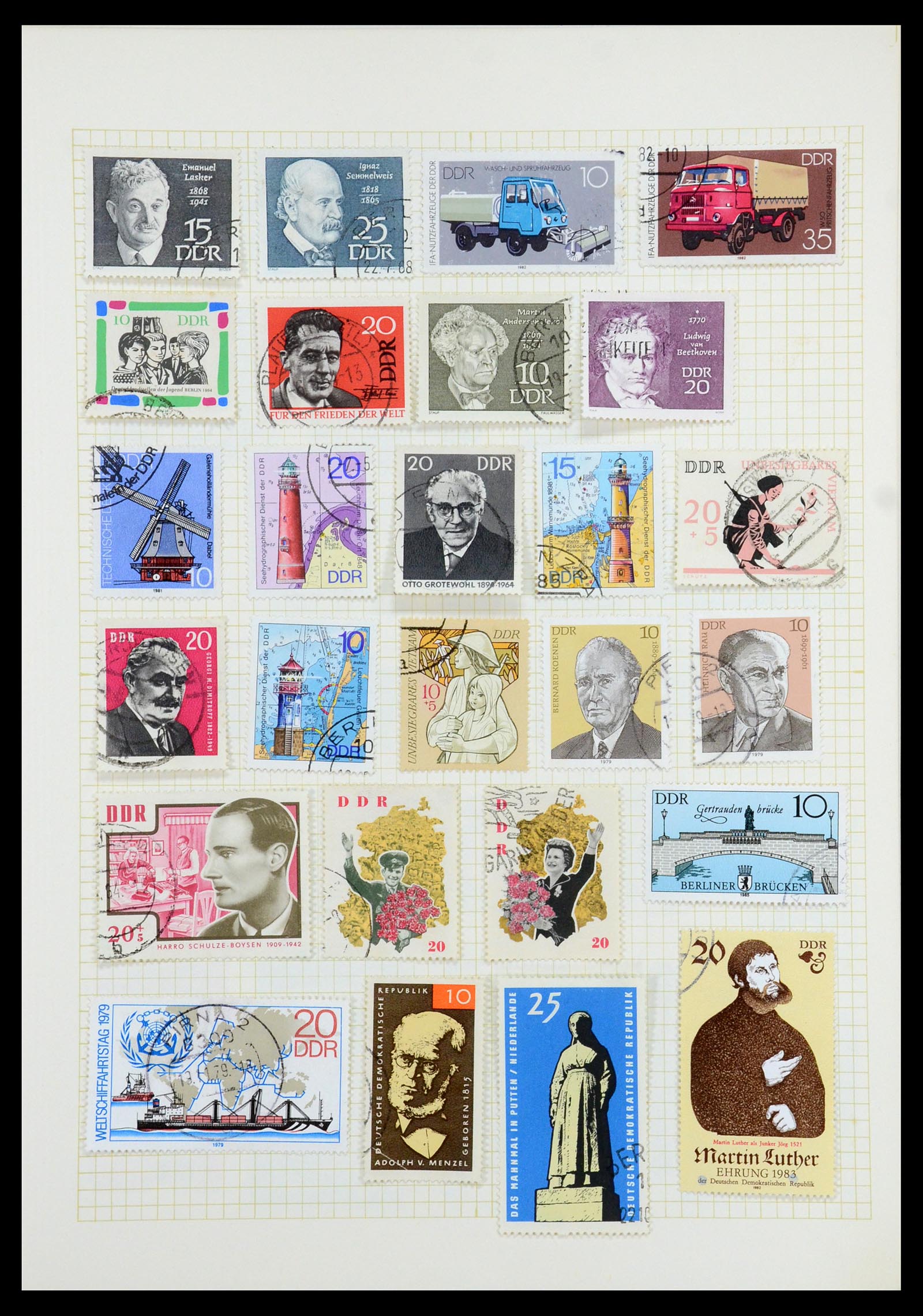 35387 086 - Postzegelverzameling 35387 Sovjet Zone en DDR 1945-1980.