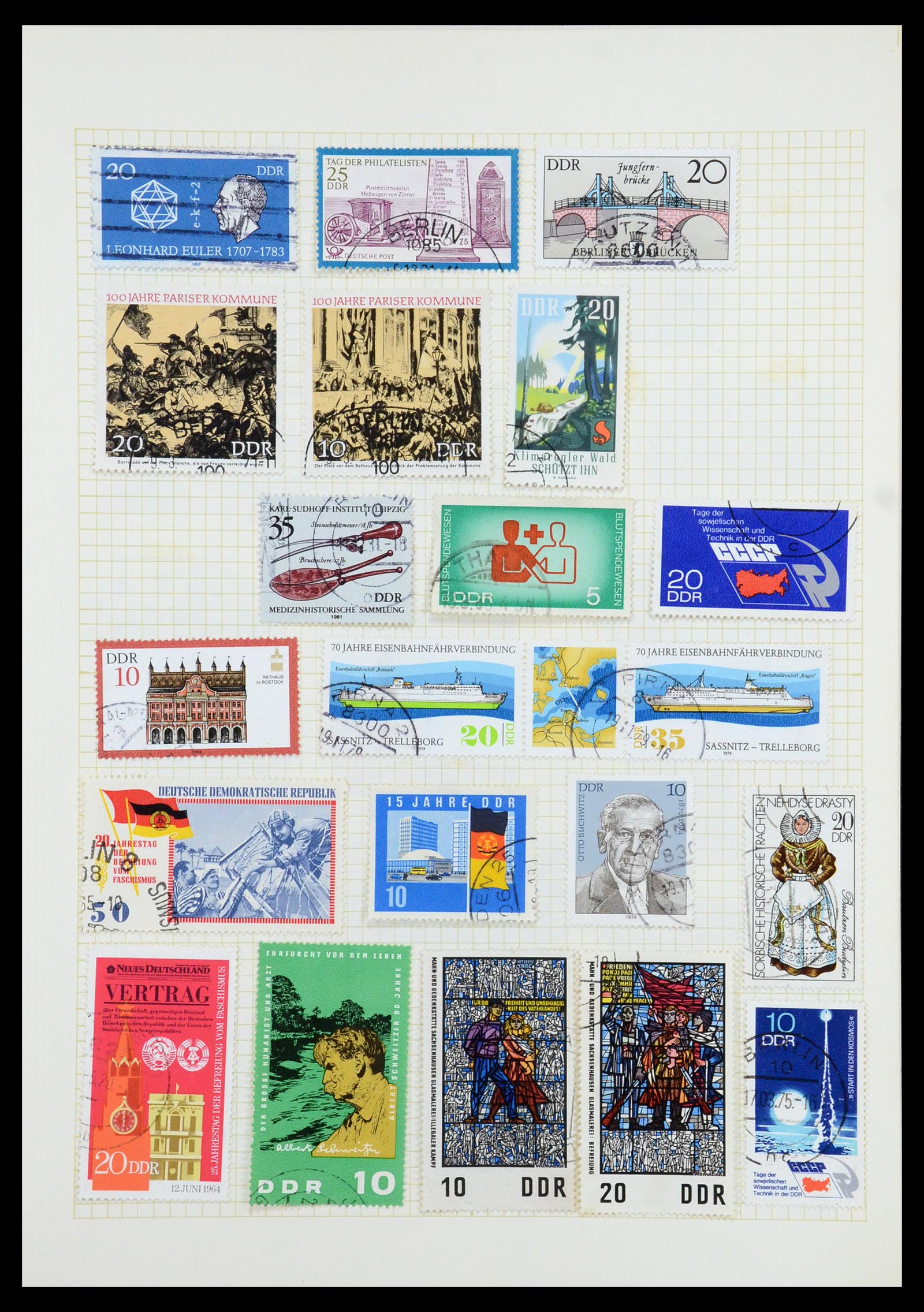 35387 087 - Postzegelverzameling 35387 Sovjet Zone en DDR 1945-1980.