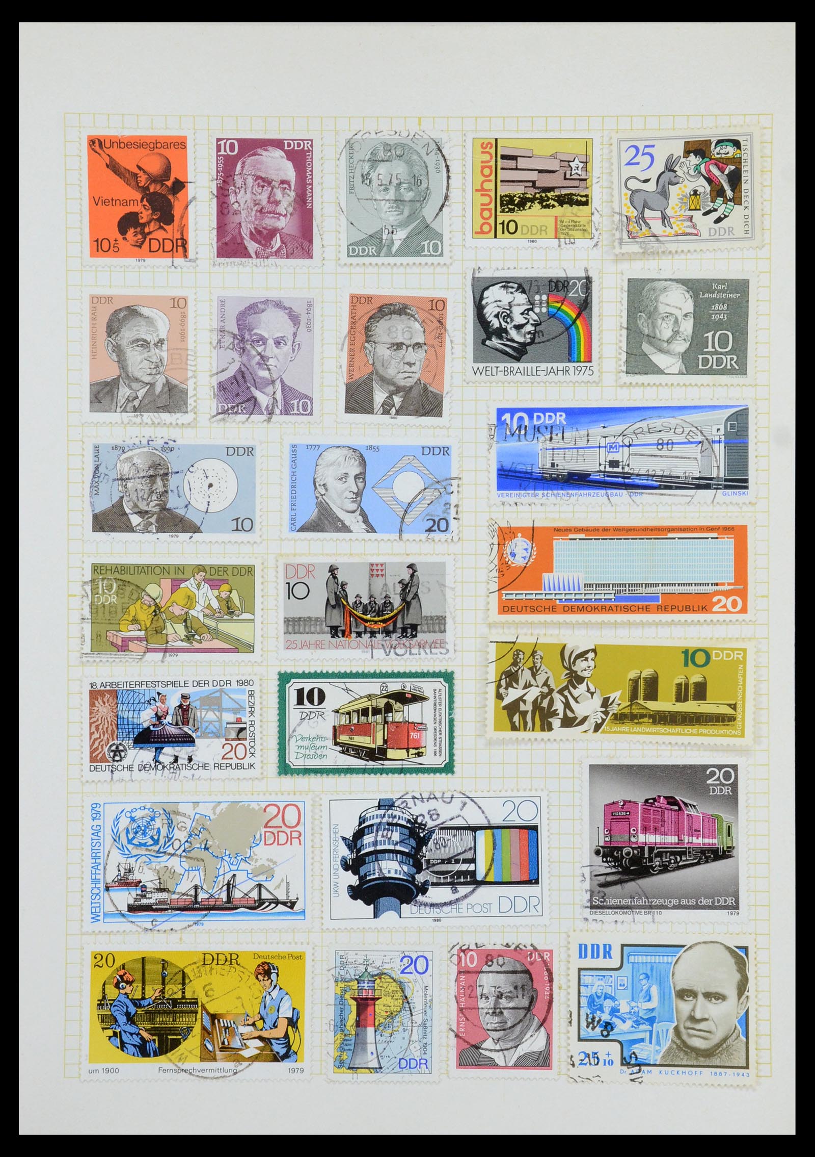 35387 092 - Stamp Collection 35387 Soviet Zone and DDR 1945-1980.