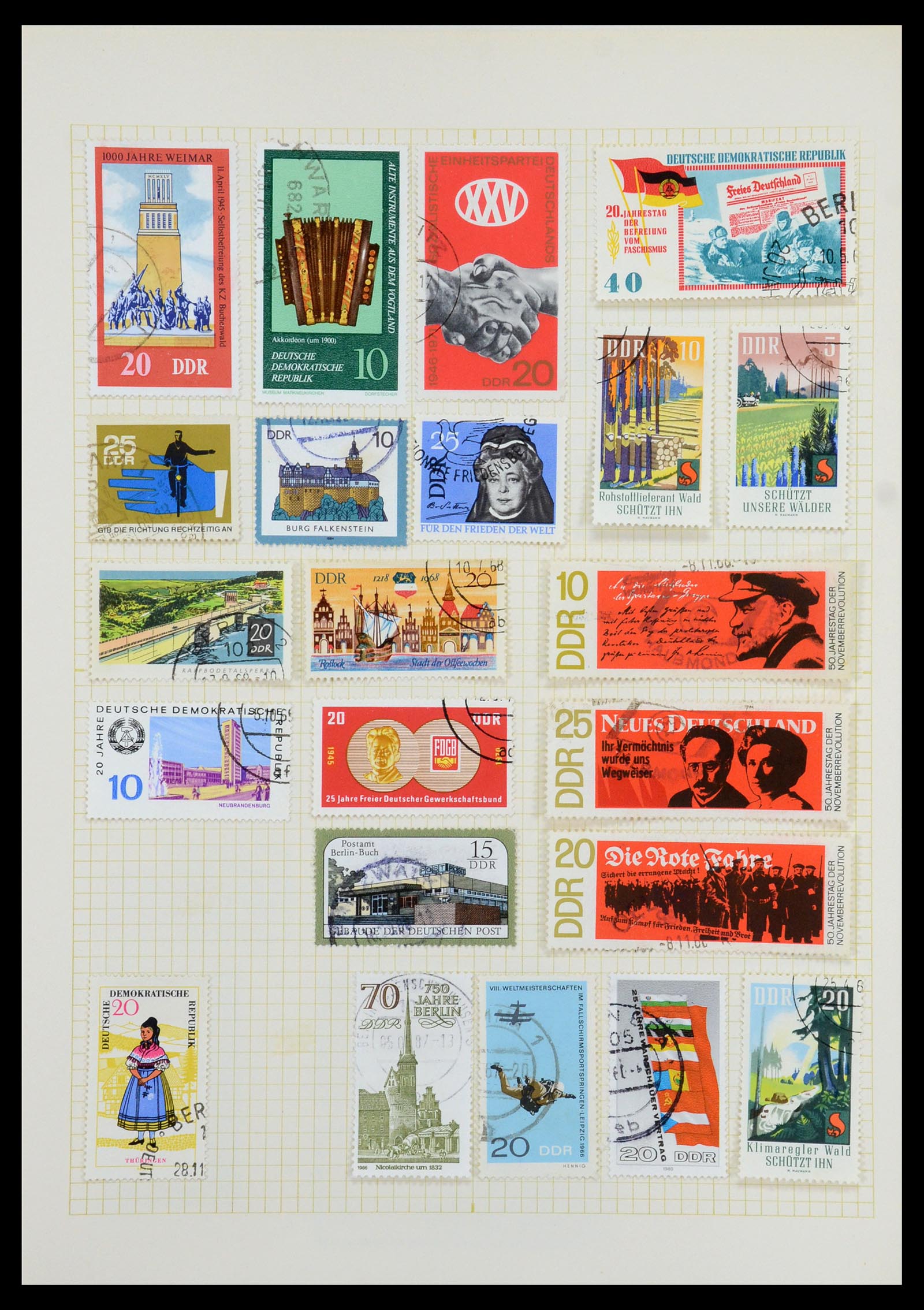 35387 093 - Postzegelverzameling 35387 Sovjet Zone en DDR 1945-1980.