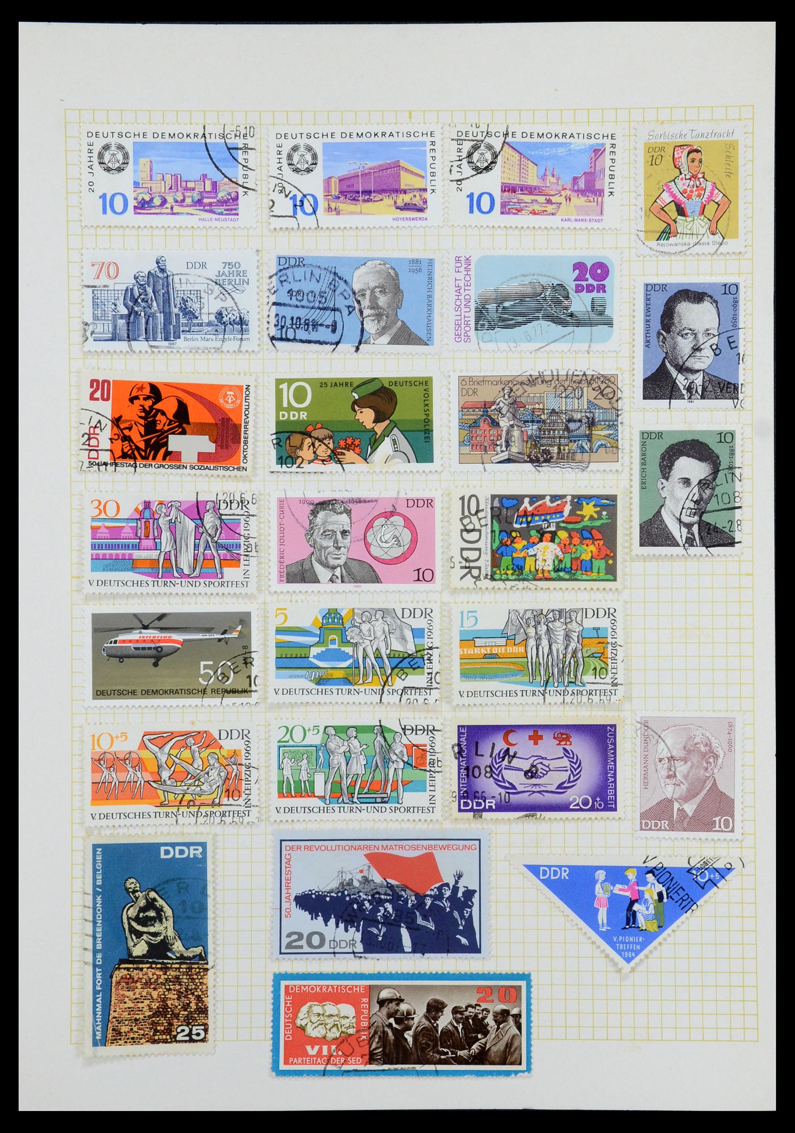 35387 094 - Stamp Collection 35387 Soviet Zone and DDR 1945-1980.