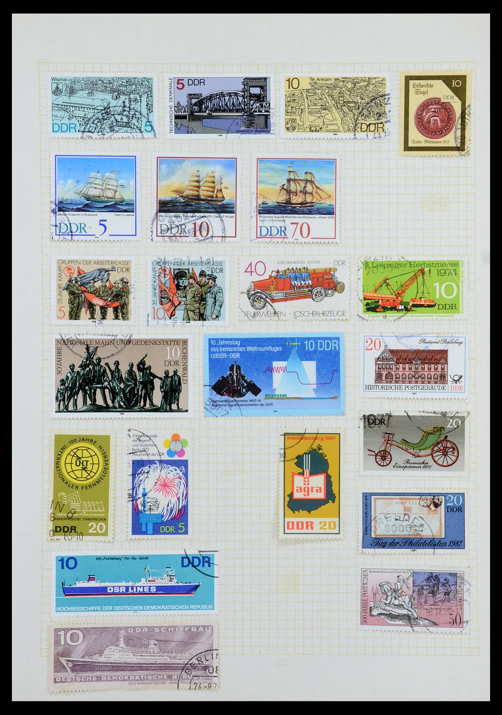 35387 095 - Stamp Collection 35387 Soviet Zone and DDR 1945-1980.