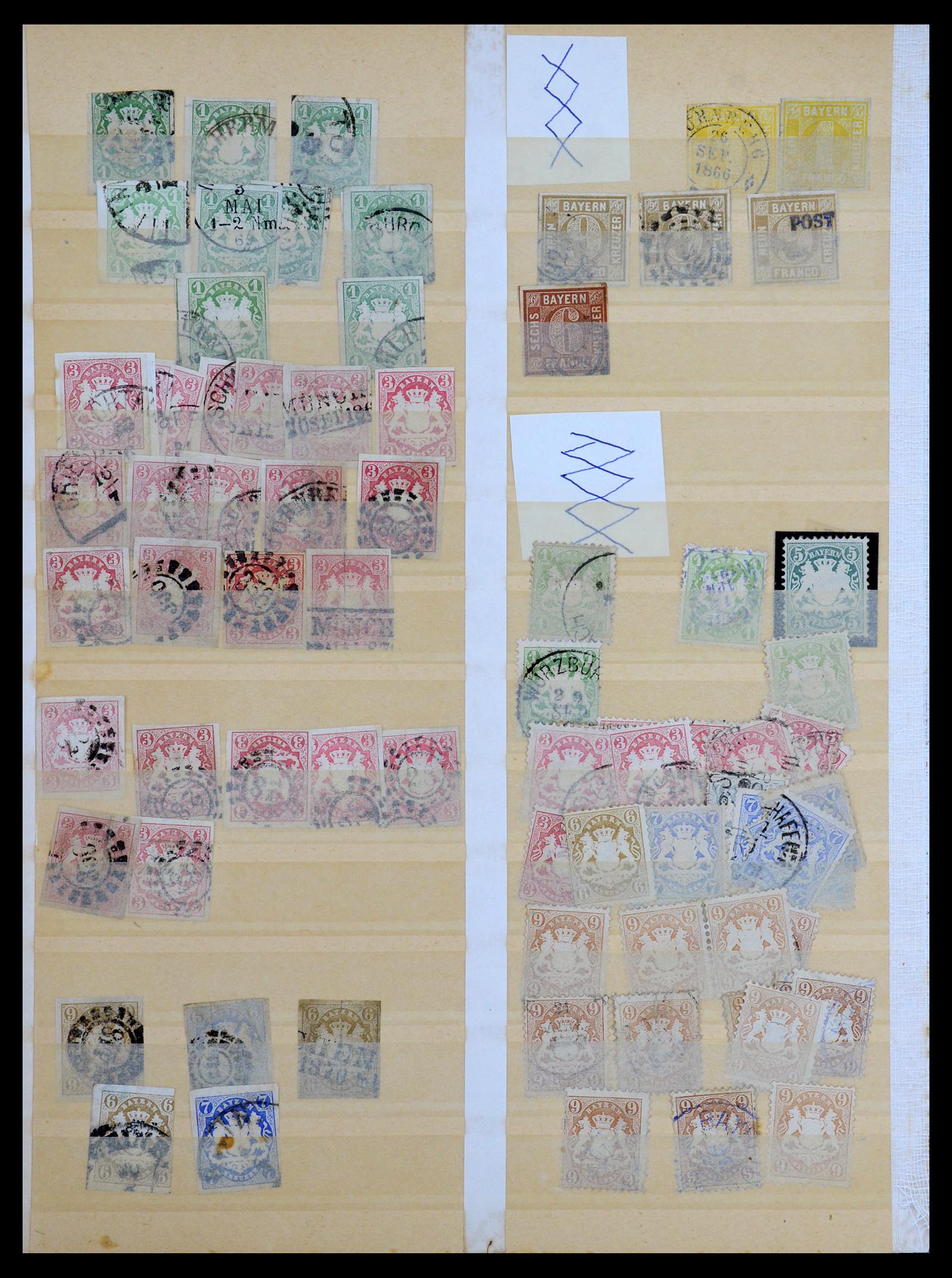 35390 004 - Postzegelverzameling 35390 Oud Duitse Staten 1850-1920.