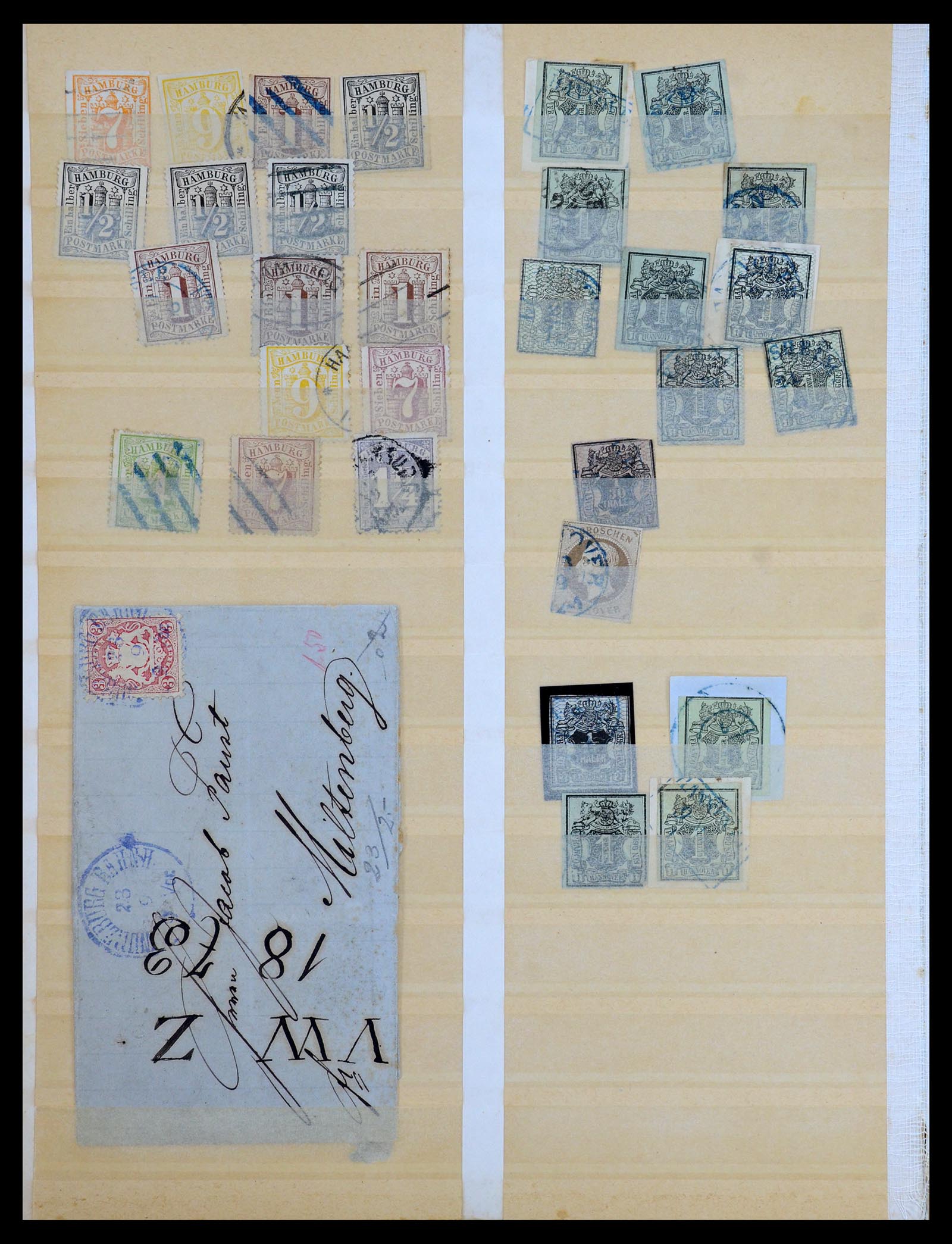 35390 008 - Postzegelverzameling 35390 Oud Duitse Staten 1850-1920.