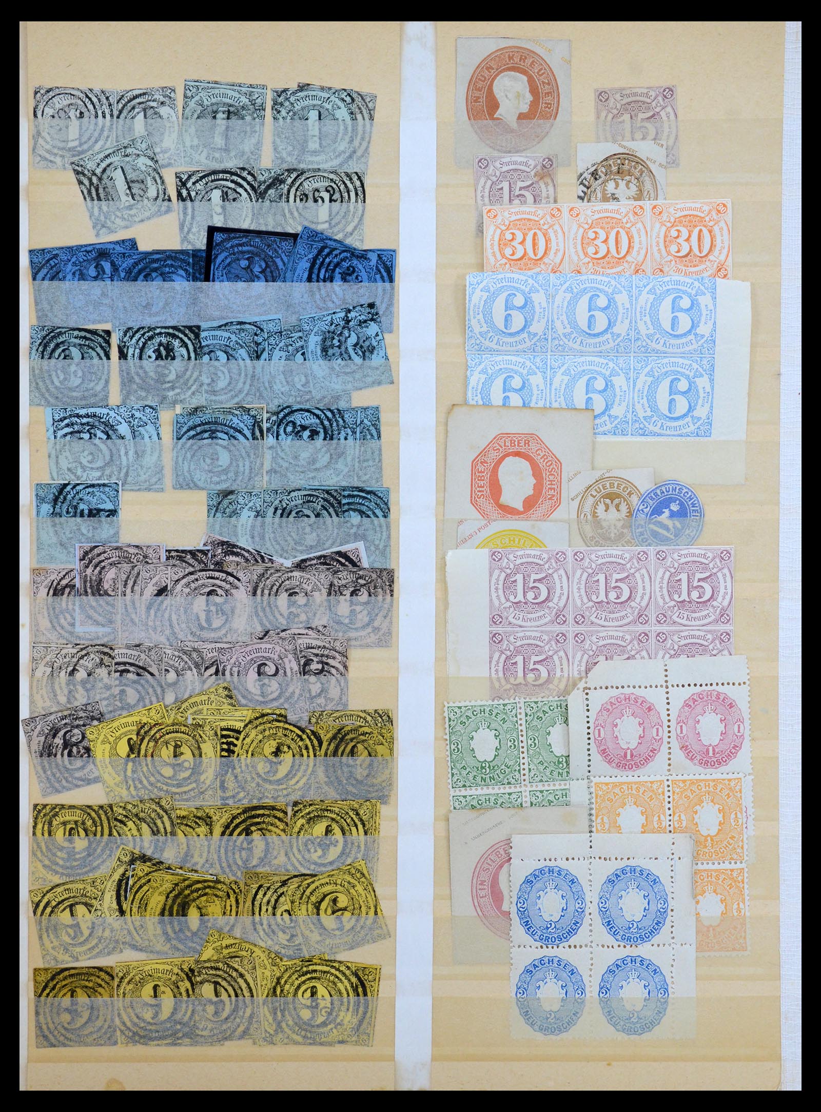 35390 020 - Postzegelverzameling 35390 Oud Duitse Staten 1850-1920.