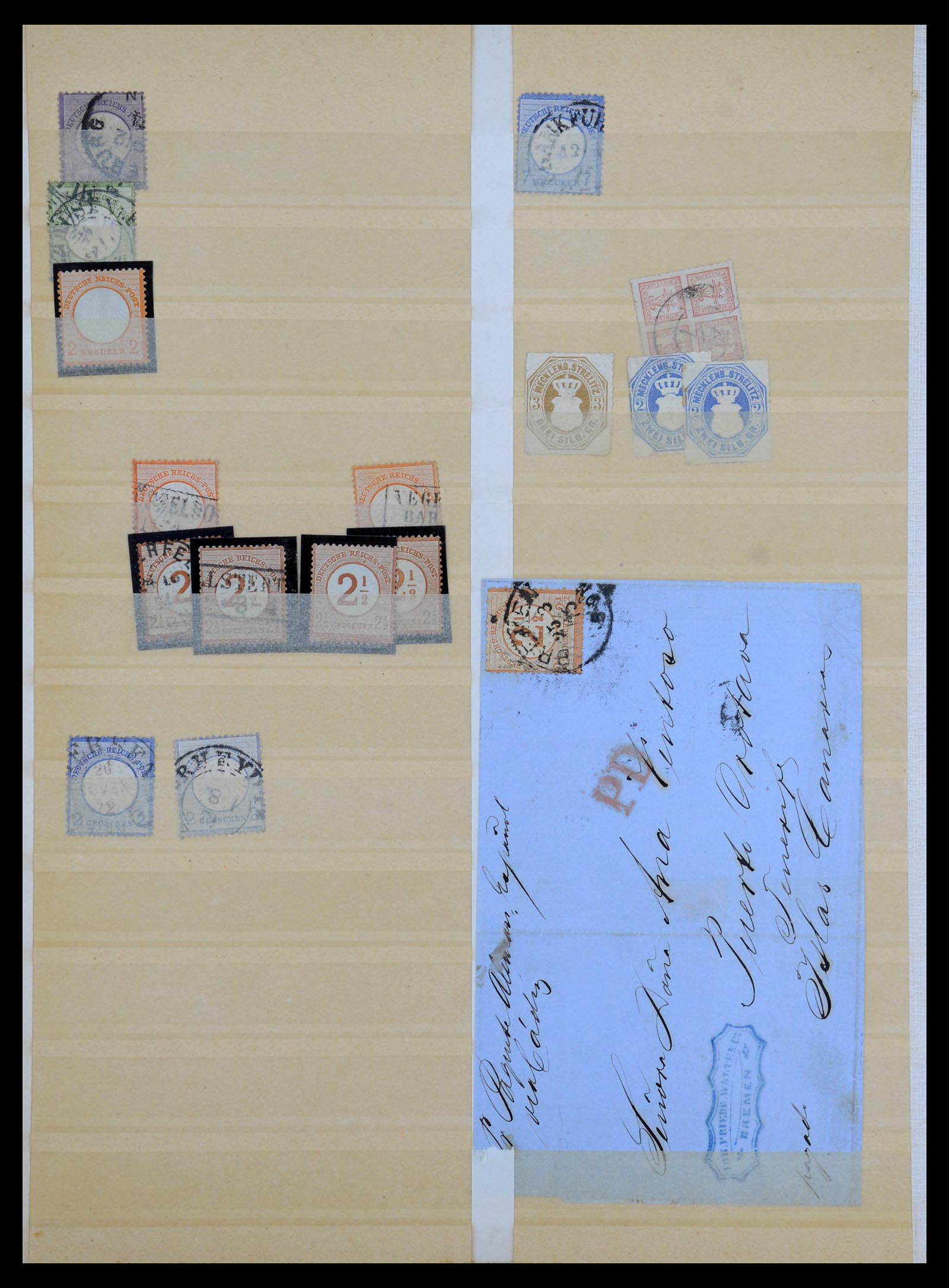 35390 024 - Postzegelverzameling 35390 Oud Duitse Staten 1850-1920.