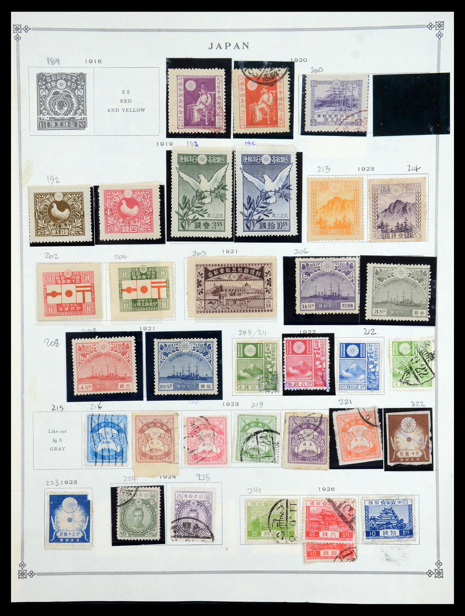 35393 004 - Postzegelverzameling 35393 Japan 1872-1990.