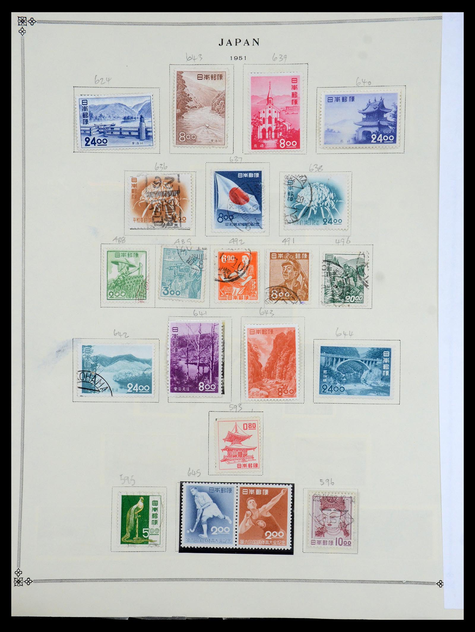 35393 018 - Stamp Collection 35393 Japan 1872-1990.