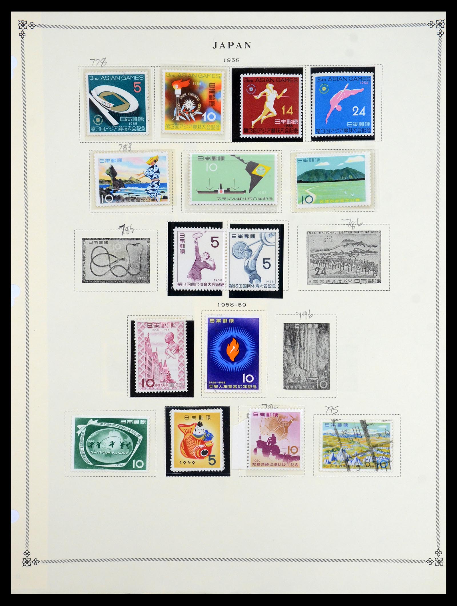 35393 024 - Postzegelverzameling 35393 Japan 1872-1990.