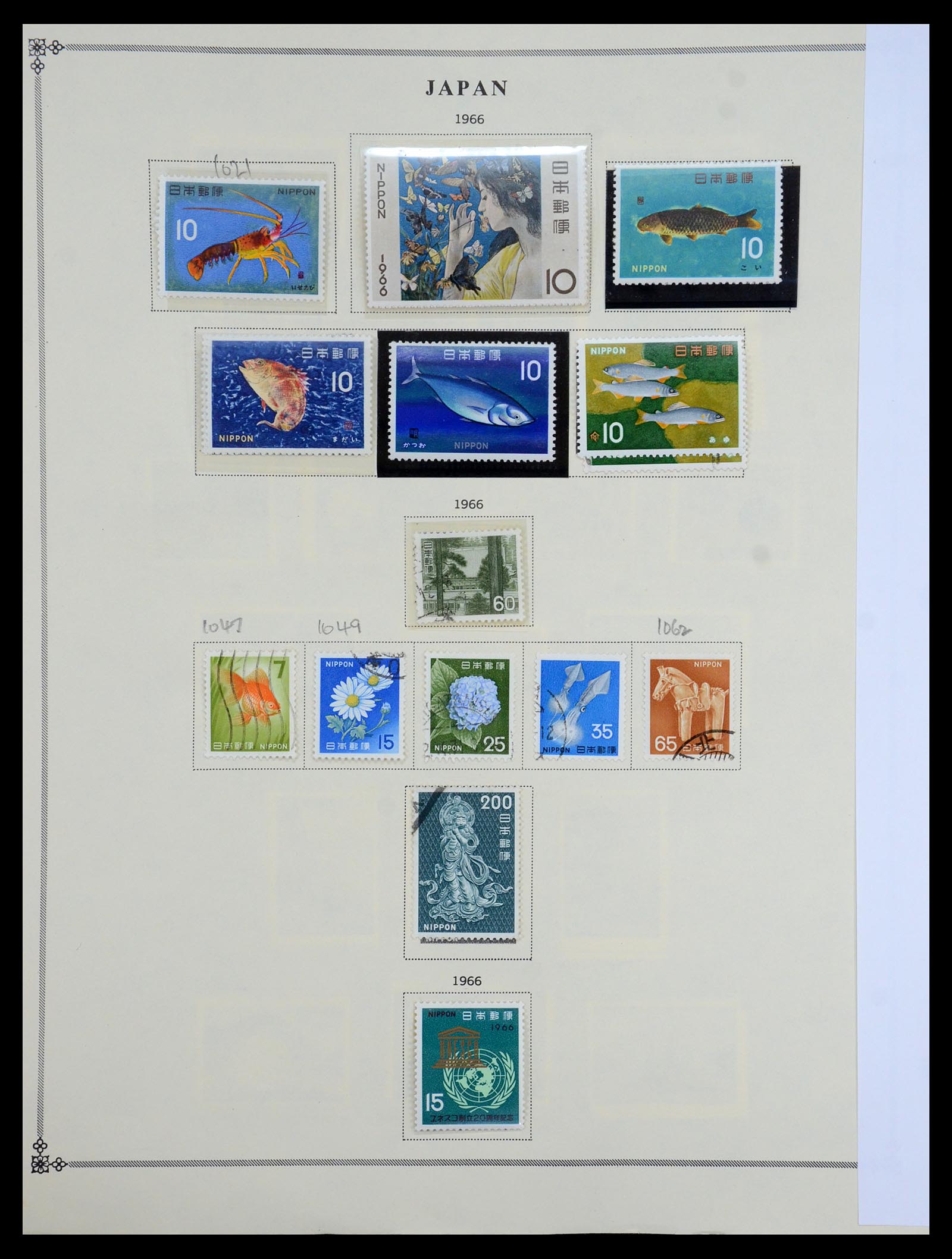 35393 038 - Postzegelverzameling 35393 Japan 1872-1990.