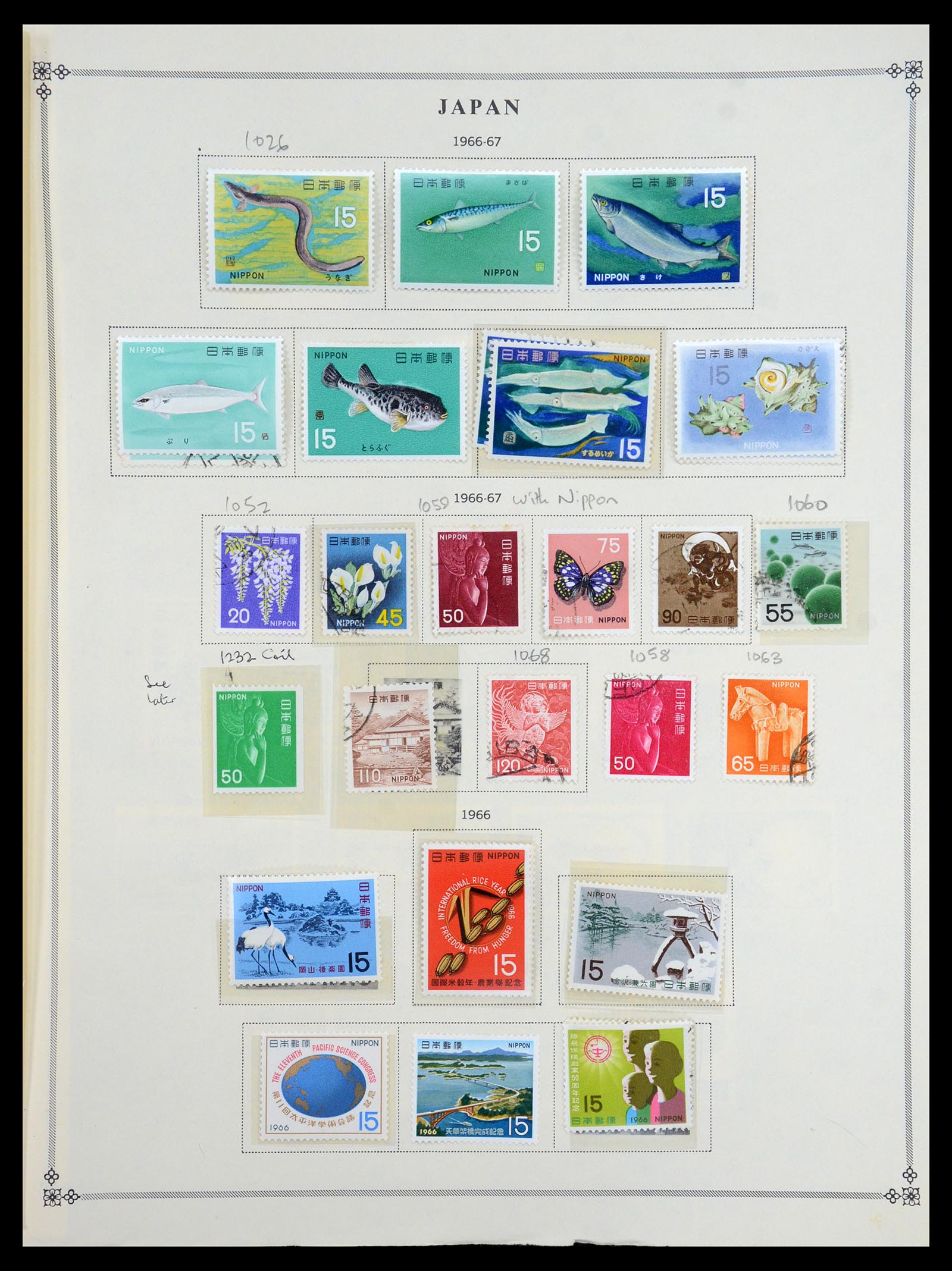 35393 040 - Postzegelverzameling 35393 Japan 1872-1990.