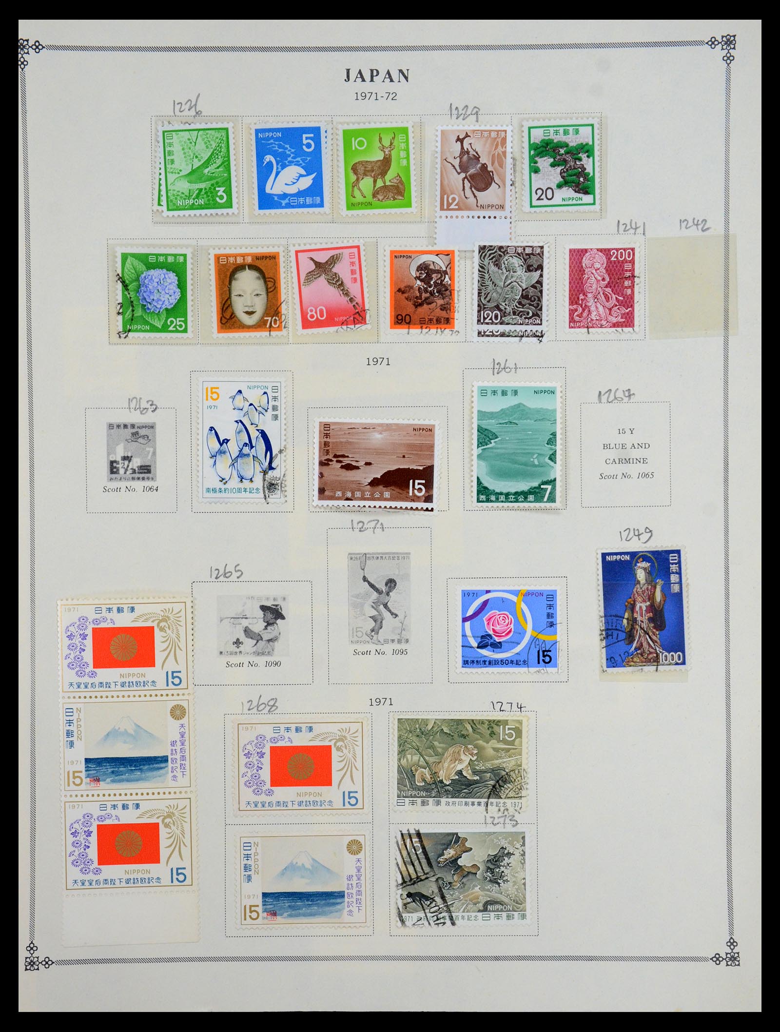 35393 053 - Postzegelverzameling 35393 Japan 1872-1990.