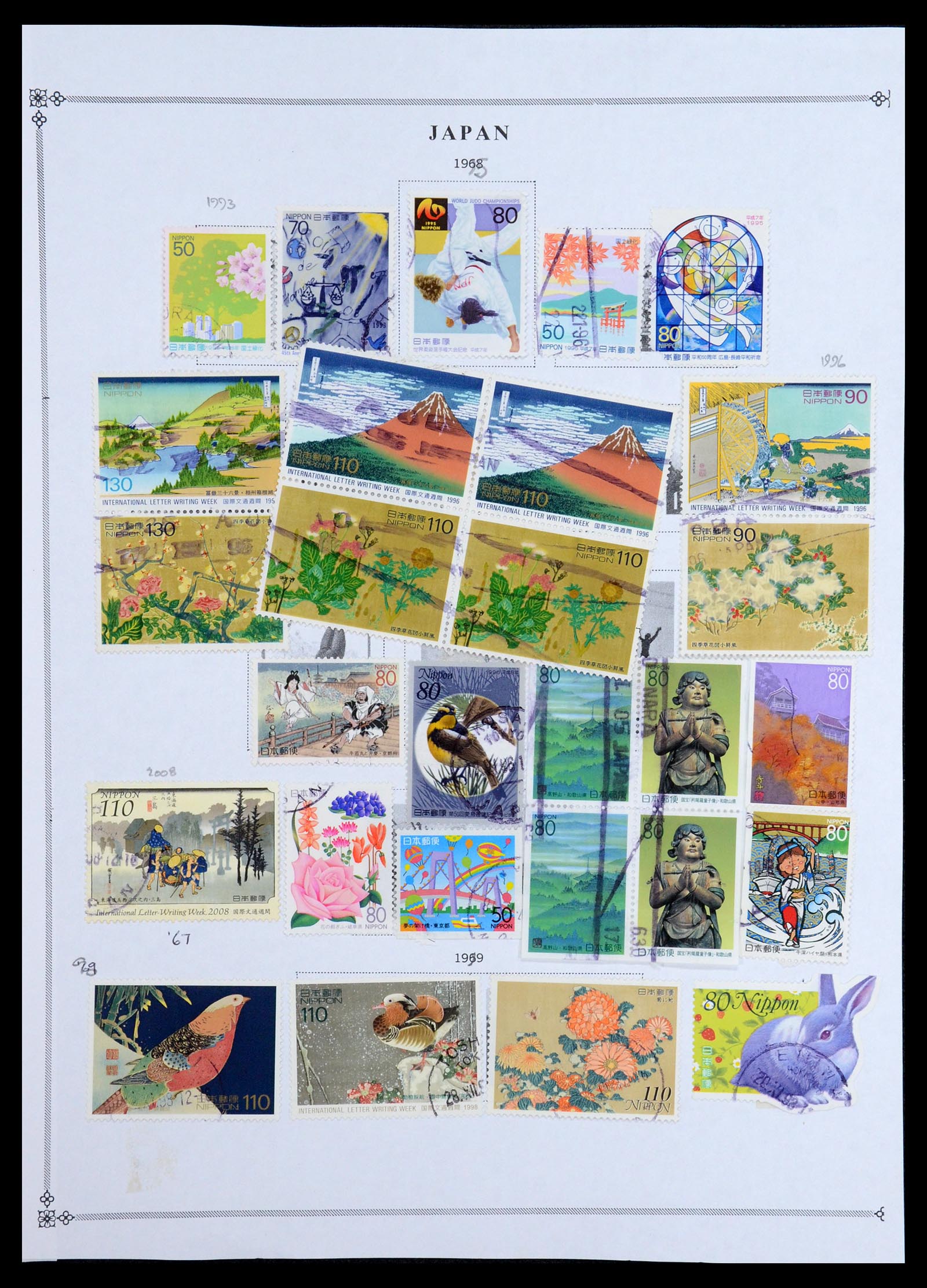 35393 109 - Postzegelverzameling 35393 Japan 1872-1990.