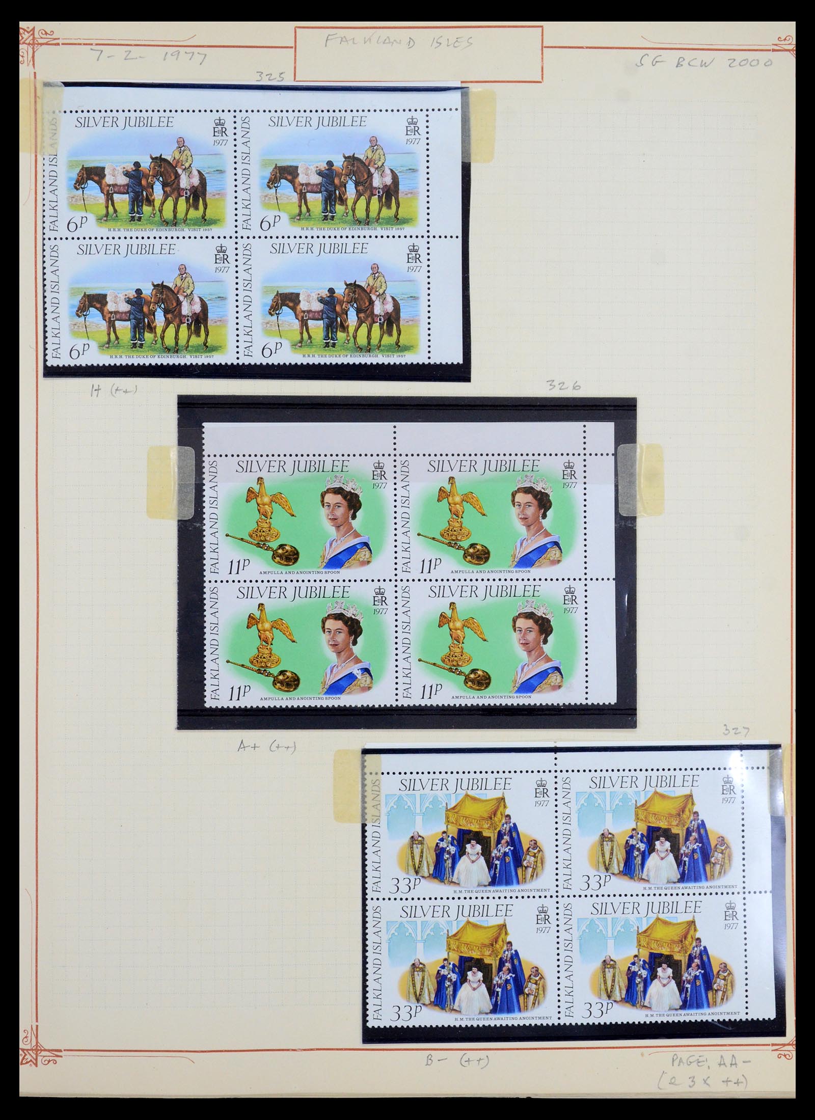 35396 004 - Postzegelverzameling 35396 Falkland eilanden 1972-1992.
