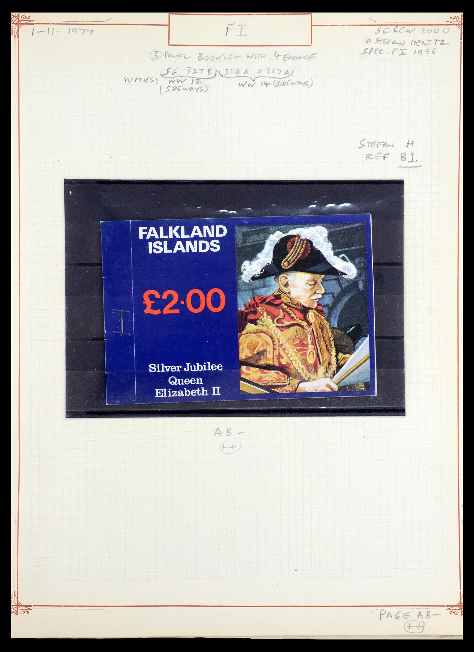 35396 007 - Postzegelverzameling 35396 Falkland eilanden 1972-1992.