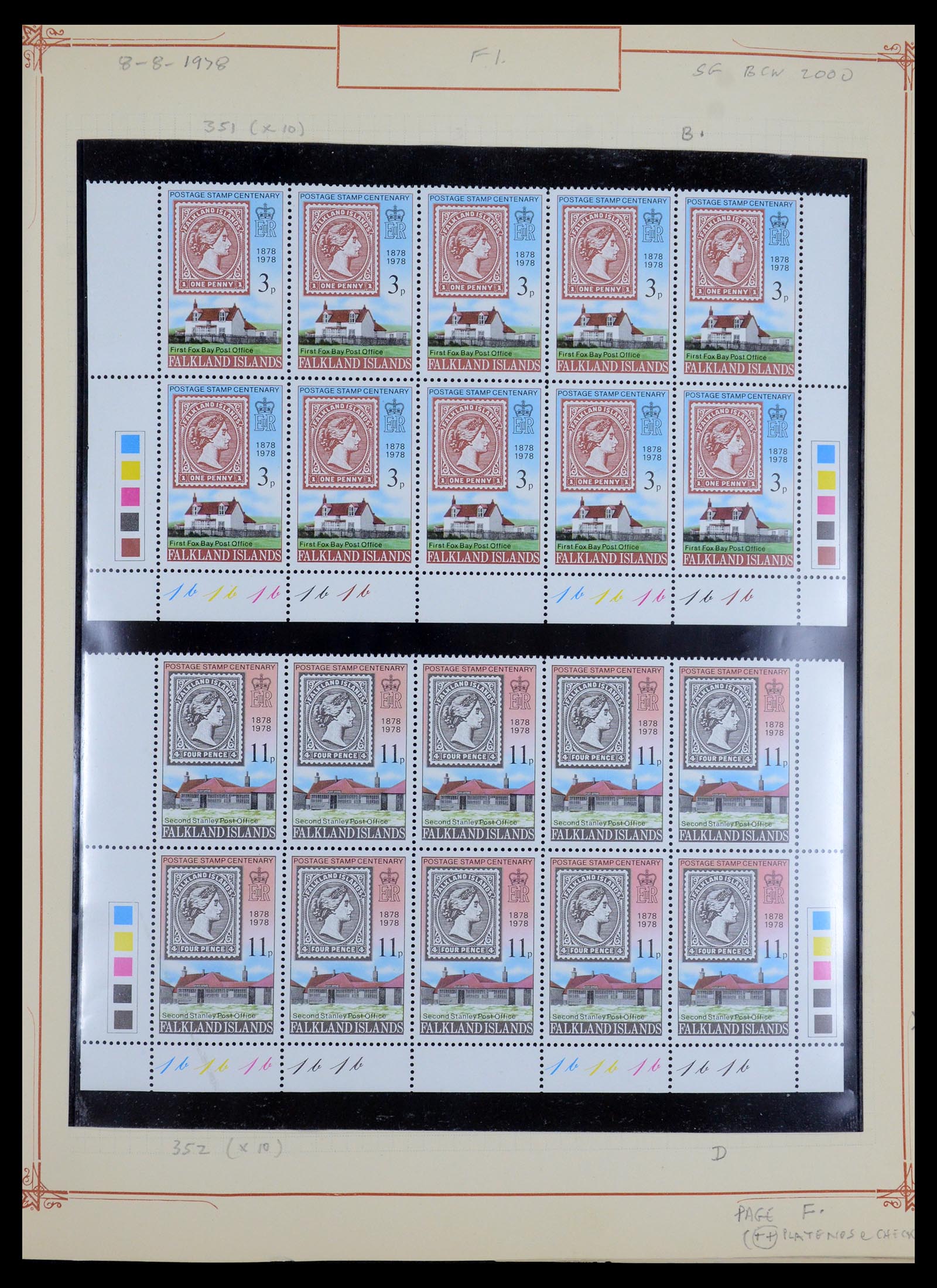 35396 009 - Postzegelverzameling 35396 Falkland eilanden 1972-1992.