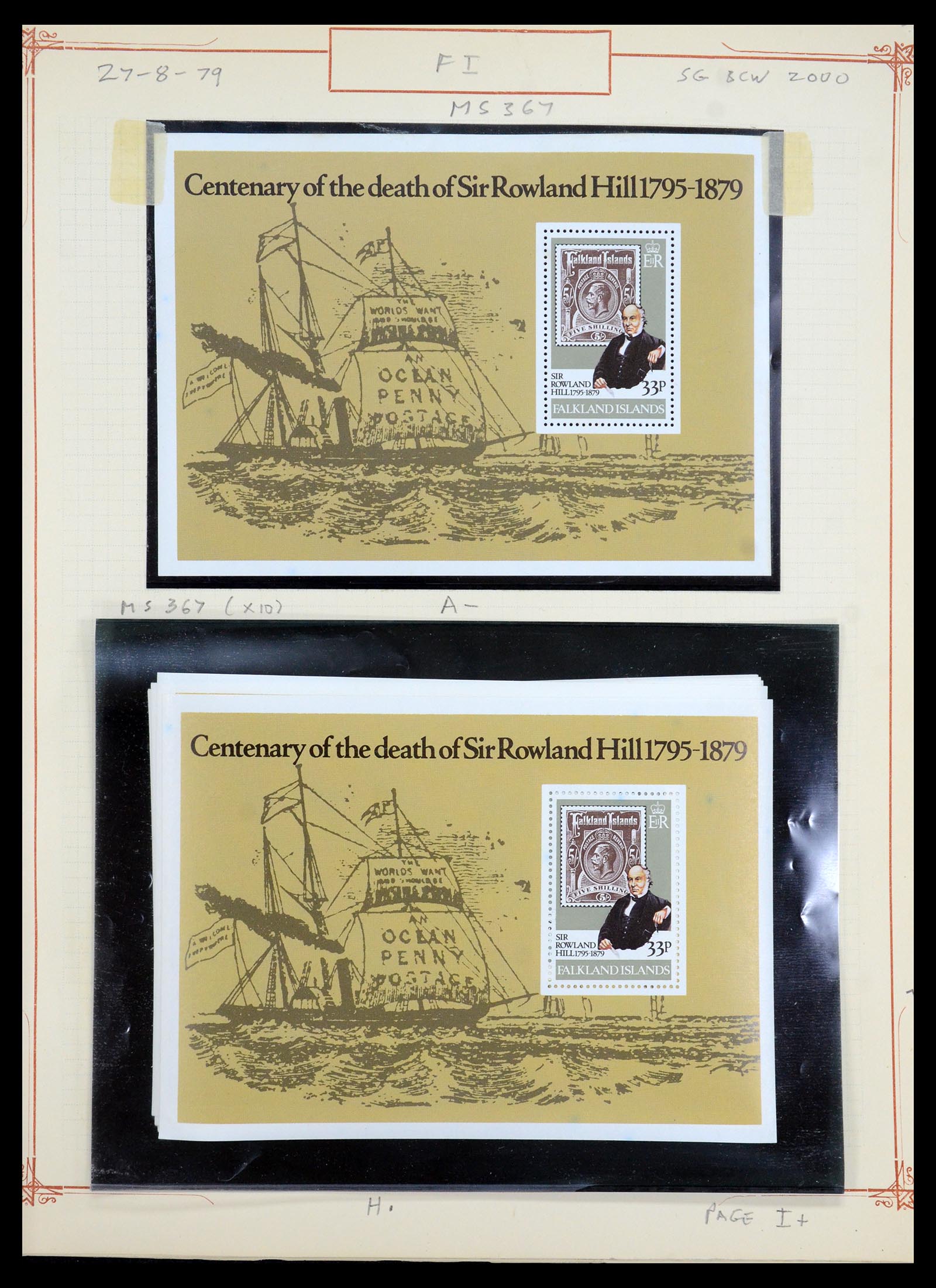 35396 015 - Postzegelverzameling 35396 Falkland eilanden 1972-1992.