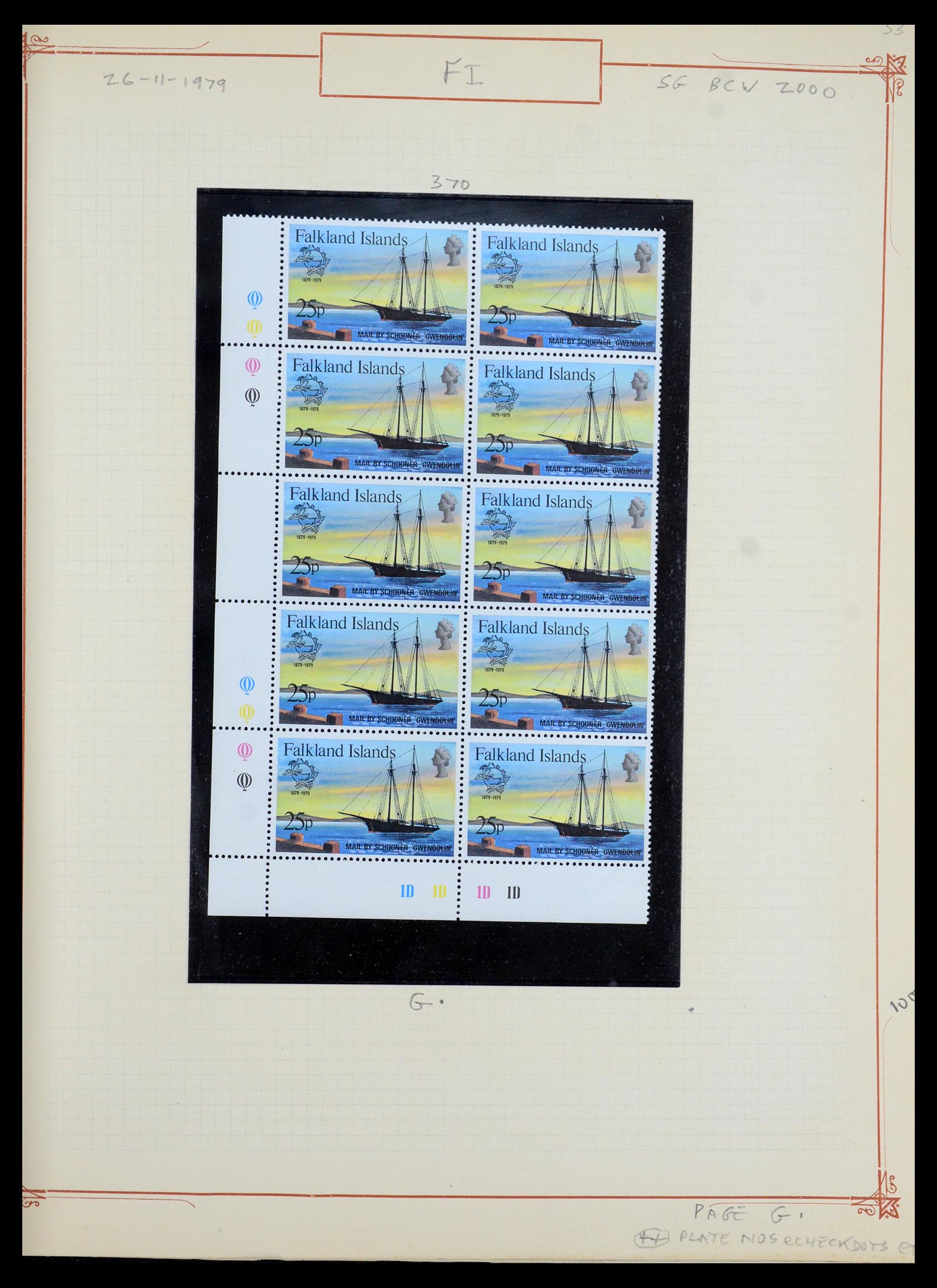 35396 017 - Postzegelverzameling 35396 Falkland eilanden 1972-1992.