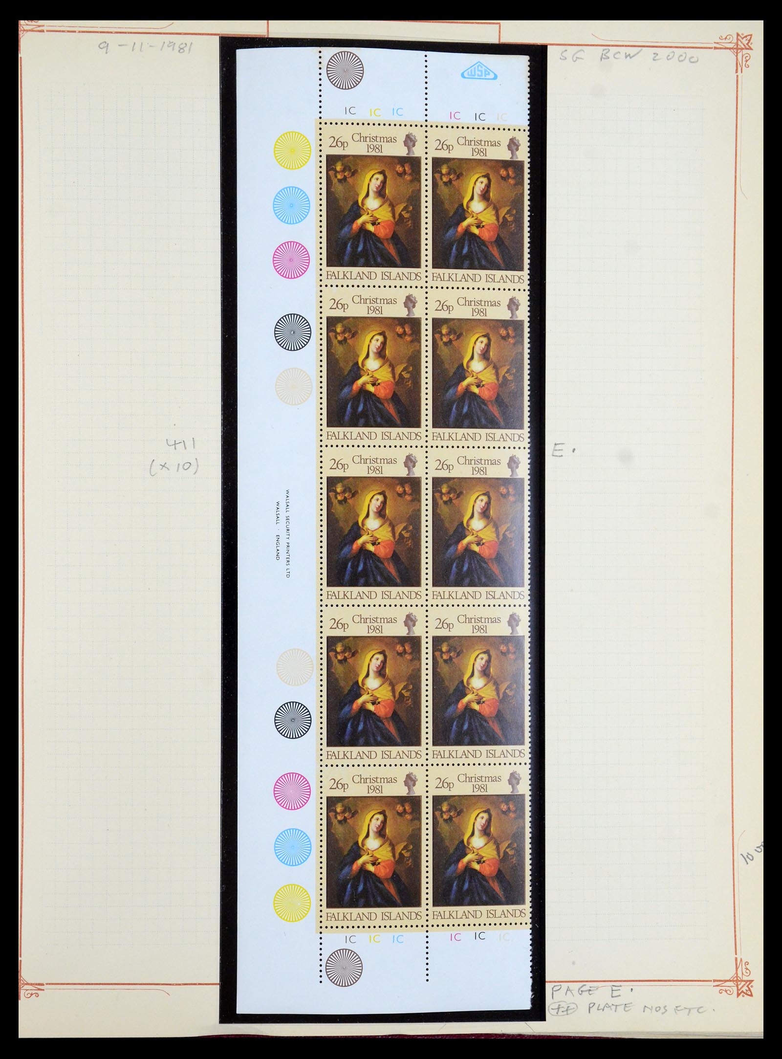 35396 029 - Postzegelverzameling 35396 Falkland eilanden 1972-1992.