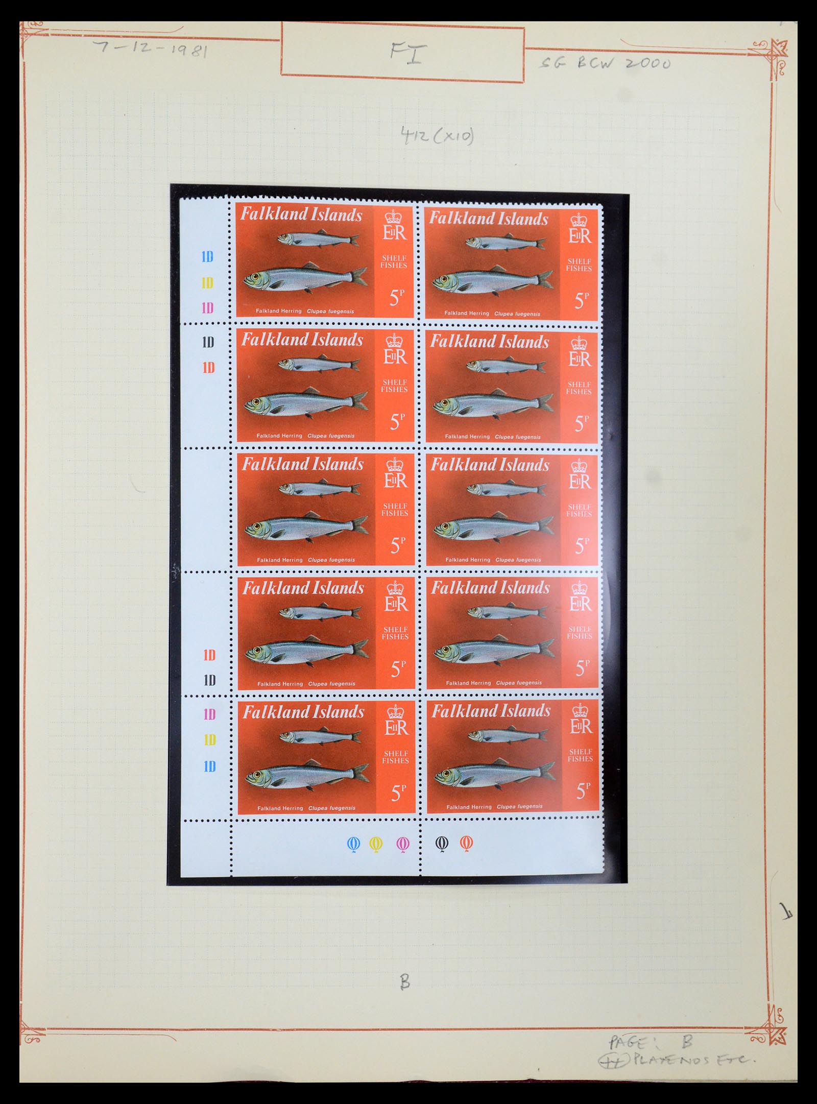 35396 030 - Postzegelverzameling 35396 Falkland eilanden 1972-1992.