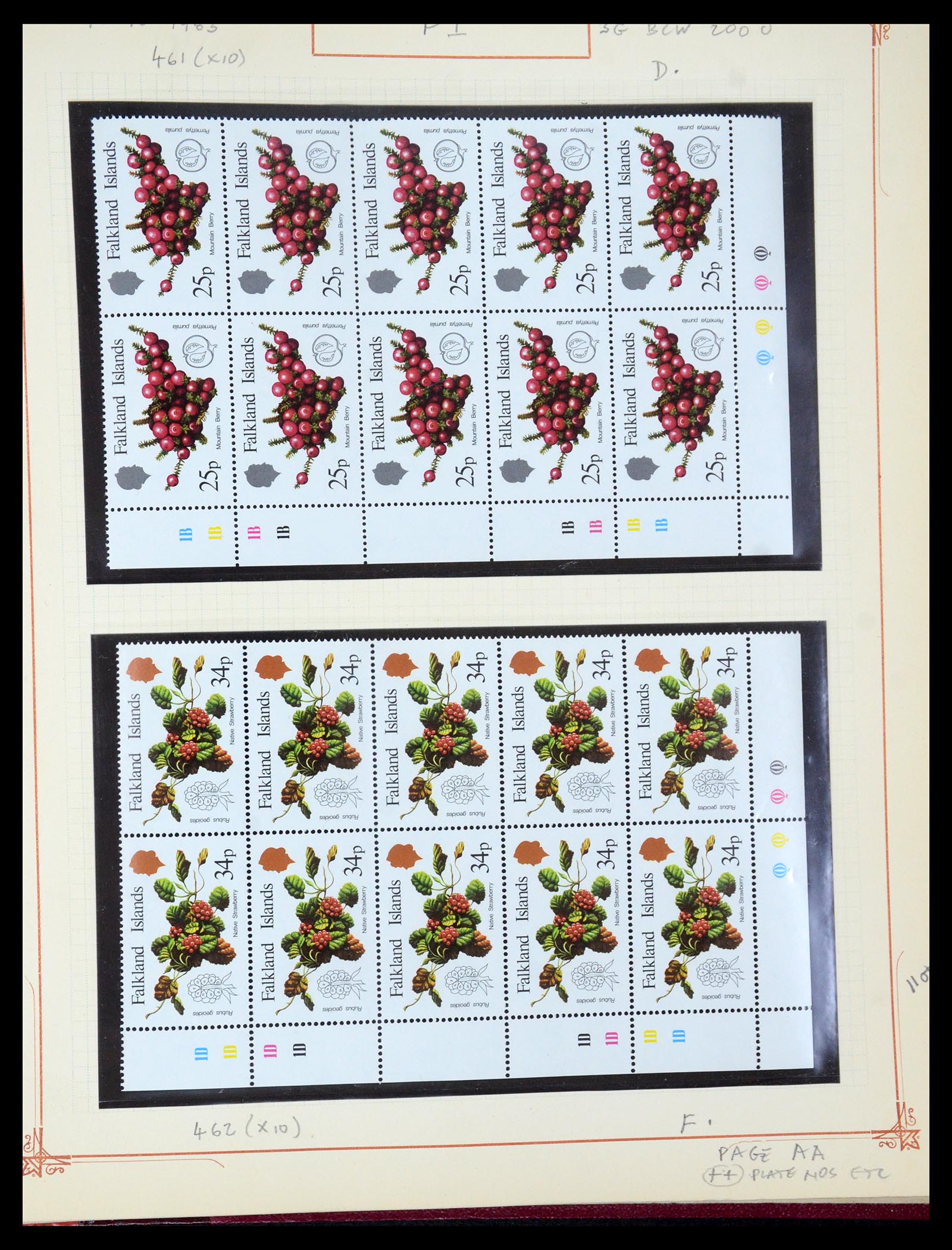 35396 049 - Postzegelverzameling 35396 Falkland eilanden 1972-1992.
