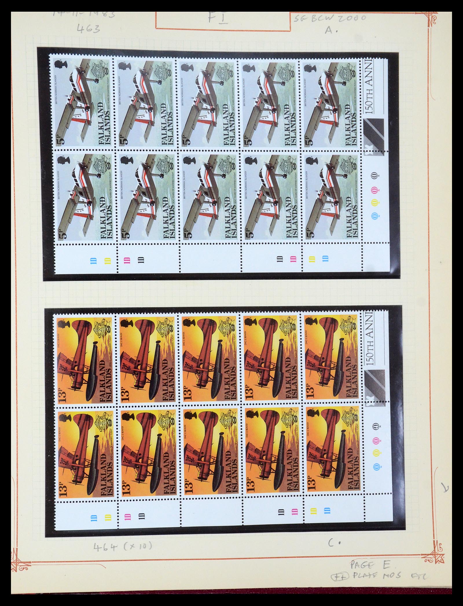35396 050 - Postzegelverzameling 35396 Falkland eilanden 1972-1992.