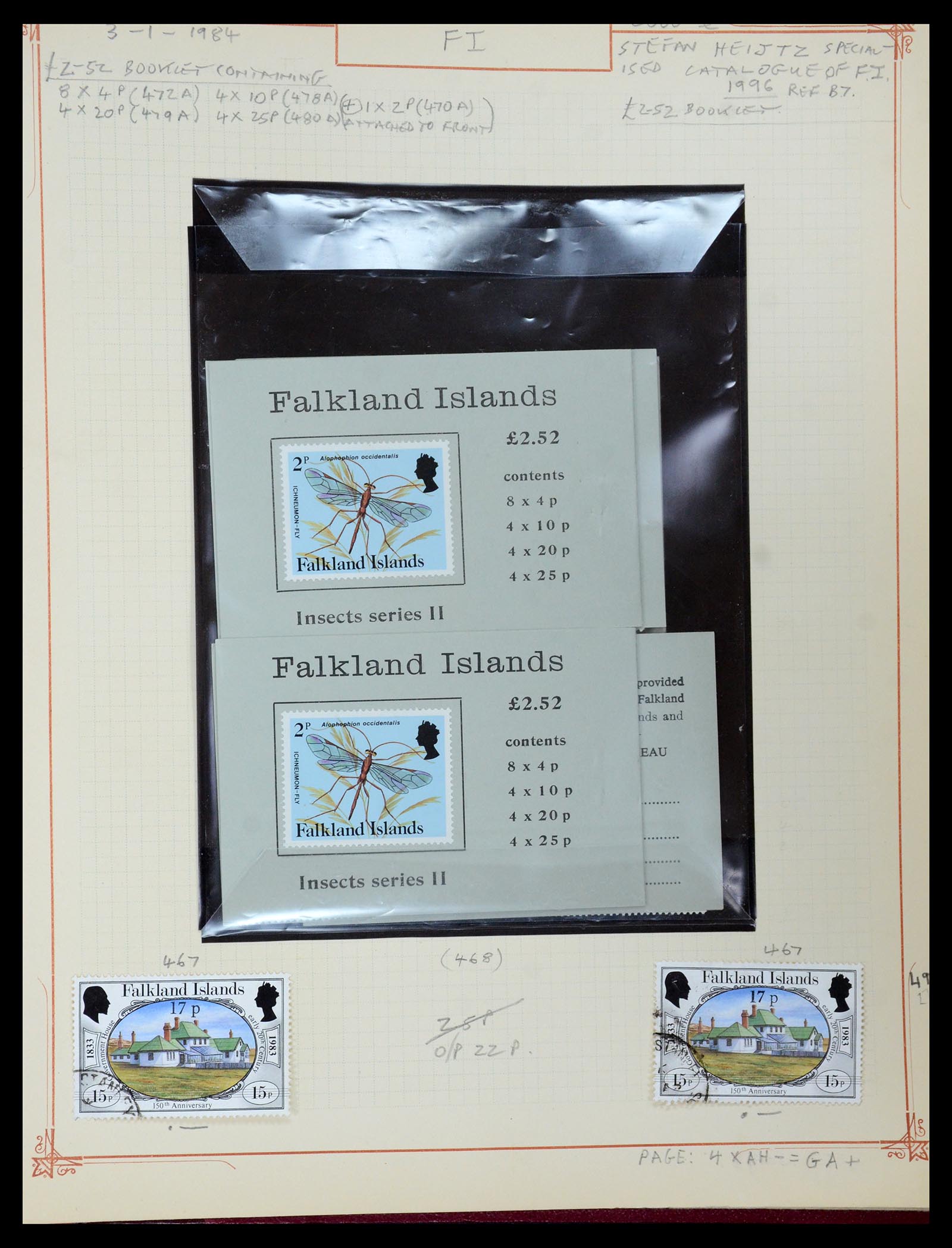 35396 054 - Postzegelverzameling 35396 Falkland eilanden 1972-1992.