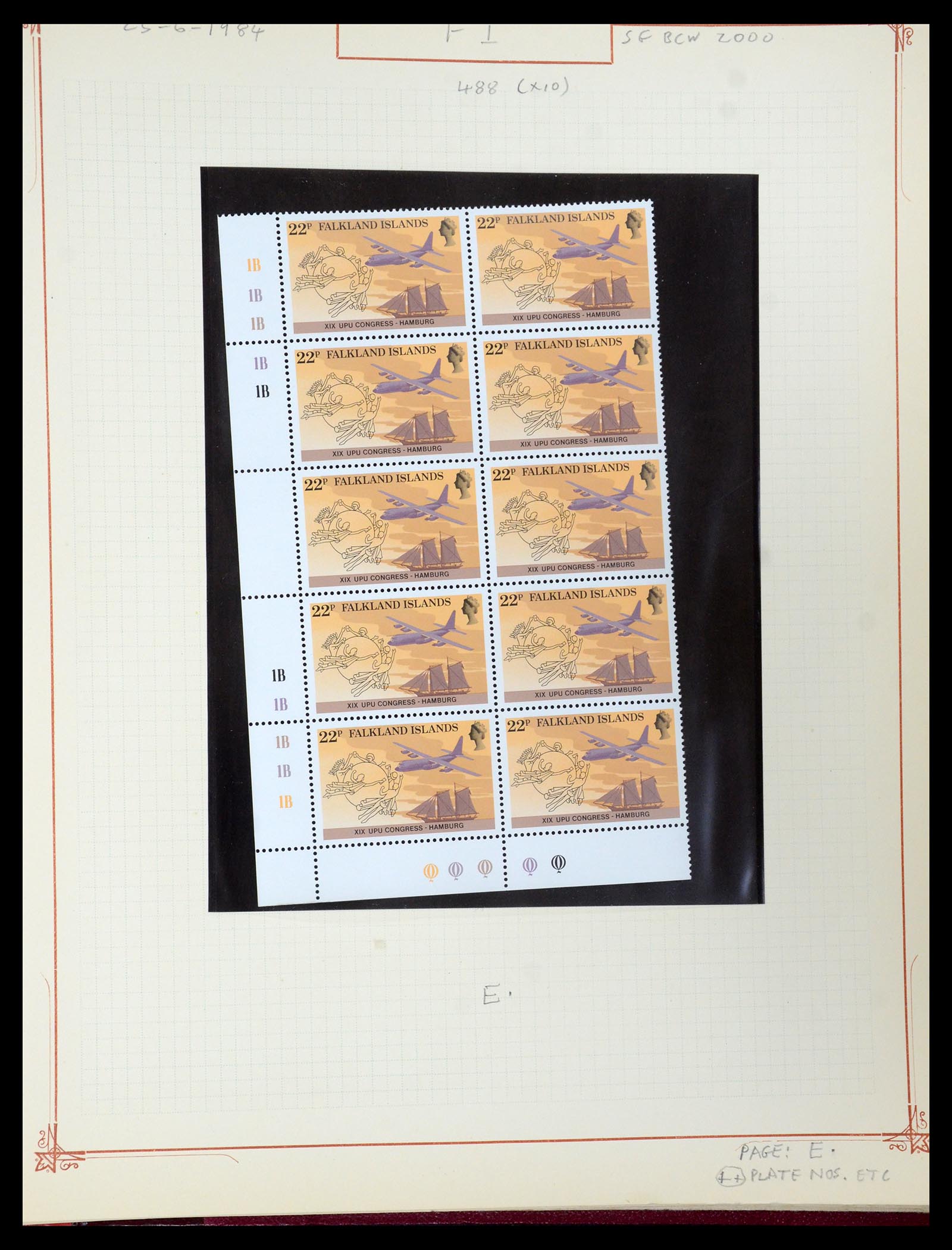 35396 057 - Postzegelverzameling 35396 Falkland eilanden 1972-1992.