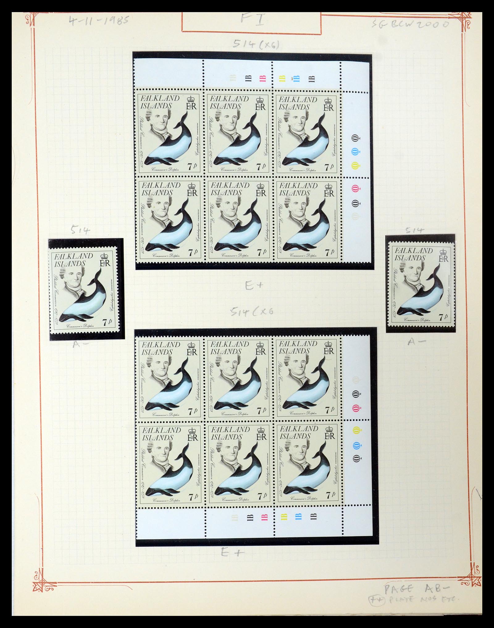 35396 072 - Stamp Collection 35396 Falkland Islands 1972-1992.