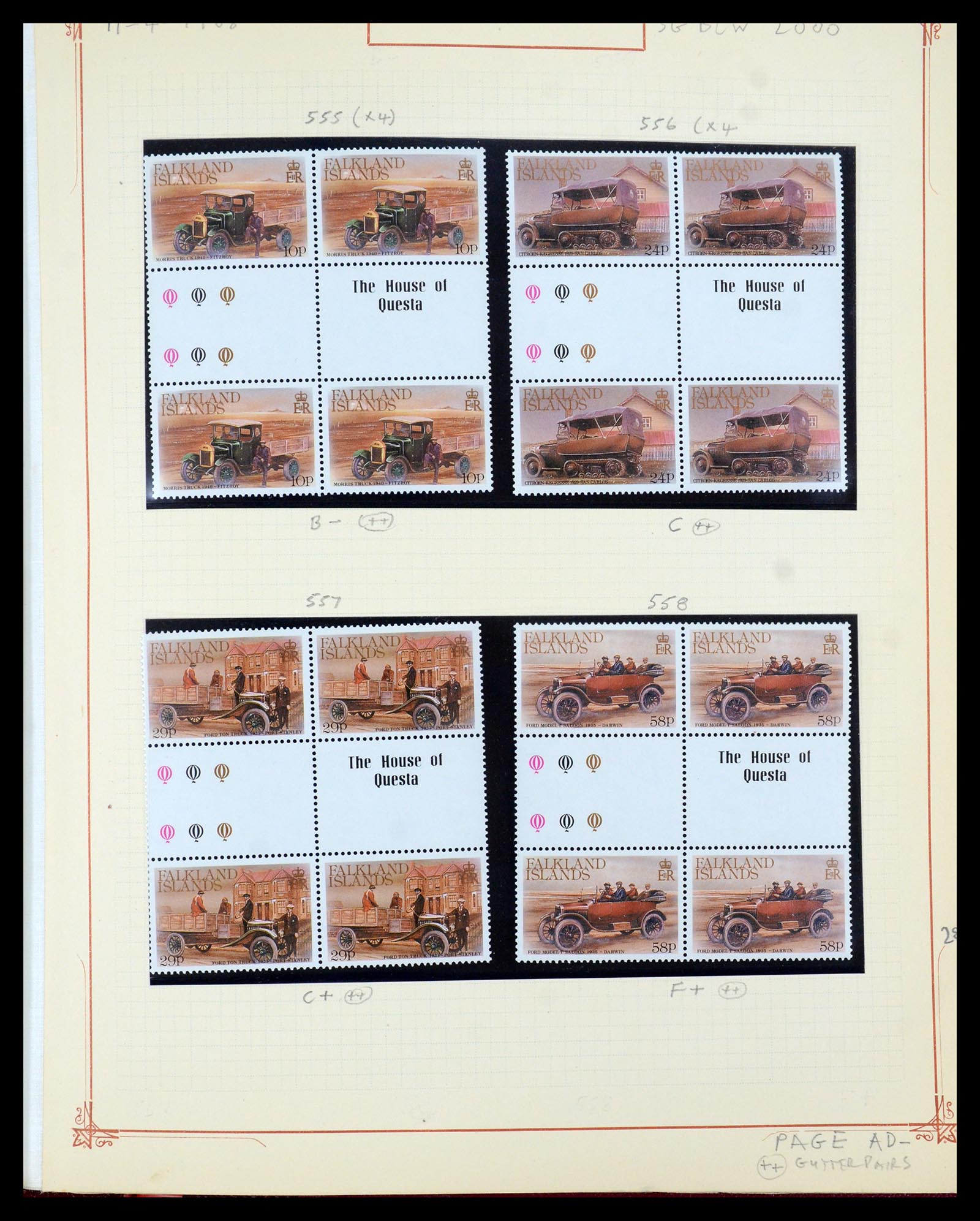 35396 092 - Postzegelverzameling 35396 Falkland eilanden 1972-1992.