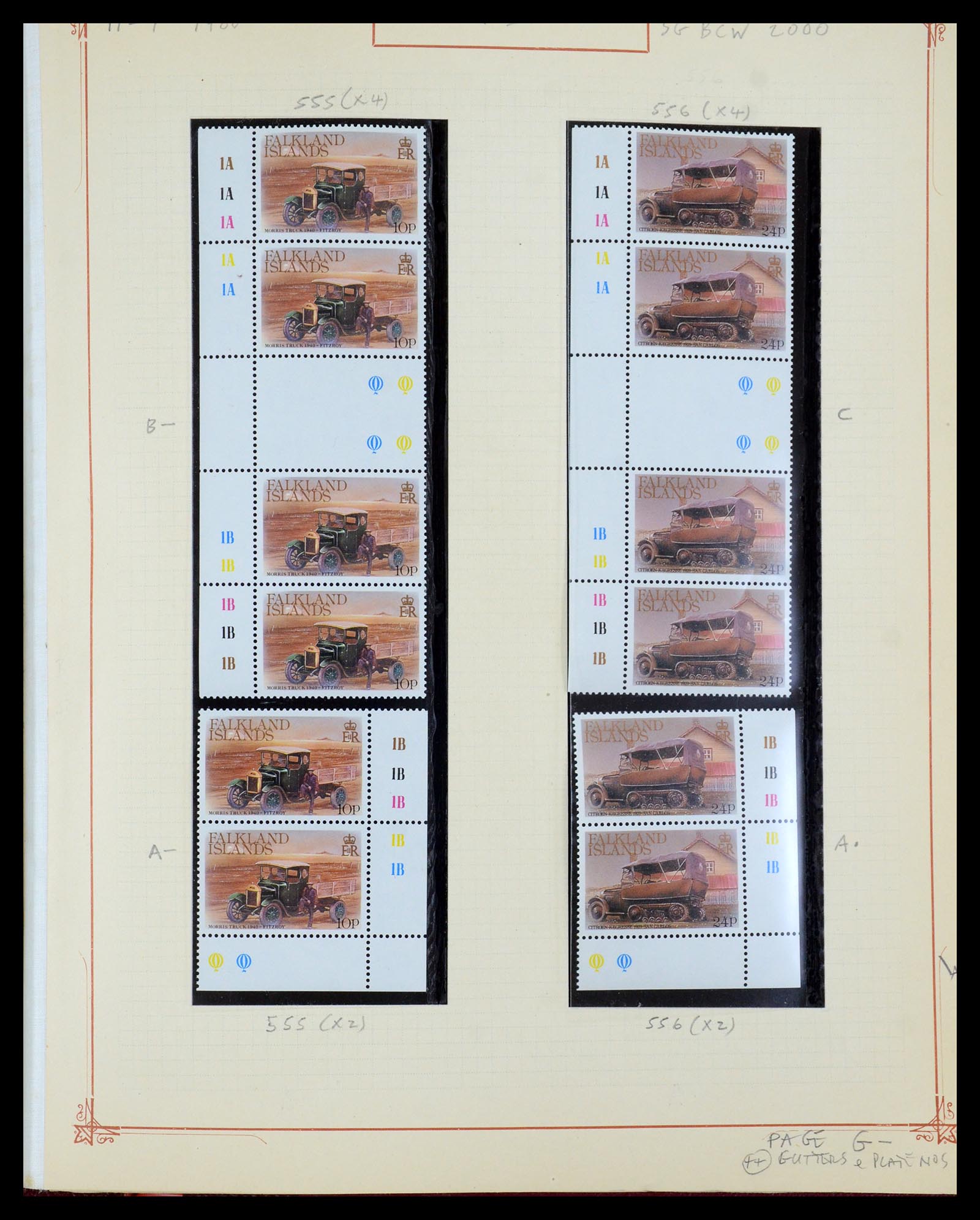 35396 093 - Postzegelverzameling 35396 Falkland eilanden 1972-1992.