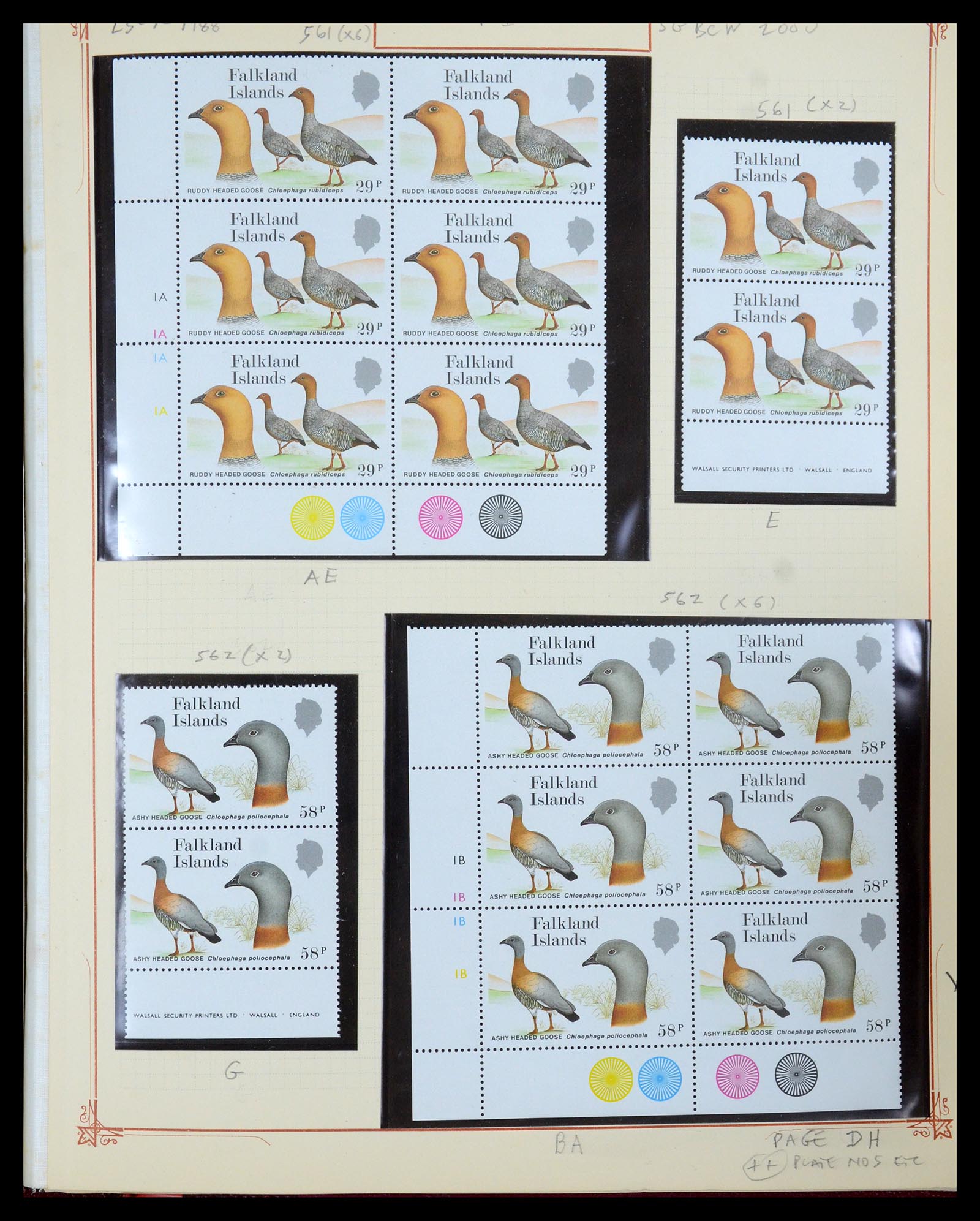 35396 096 - Postzegelverzameling 35396 Falkland eilanden 1972-1992.