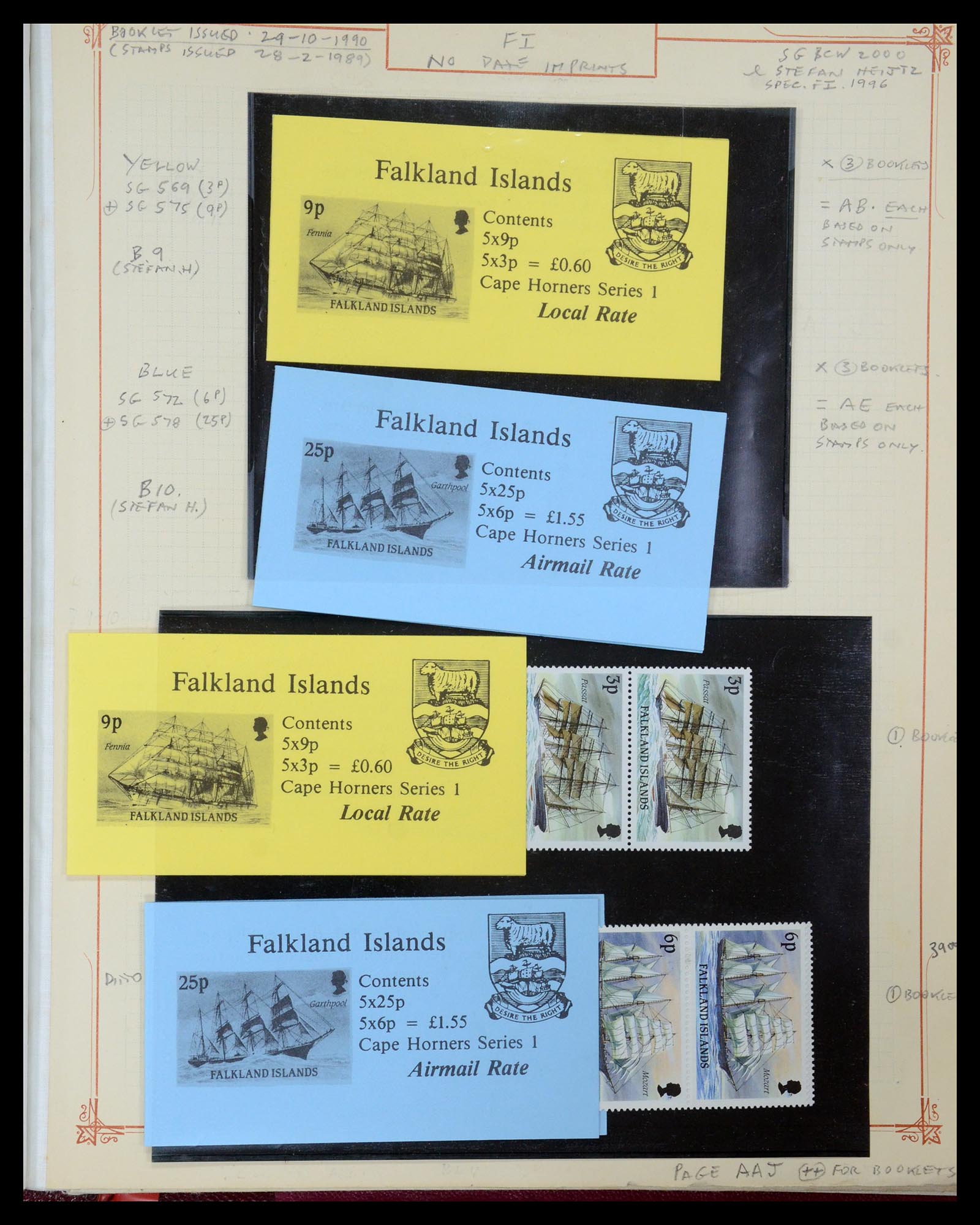 35396 113 - Postzegelverzameling 35396 Falkland eilanden 1972-1992.