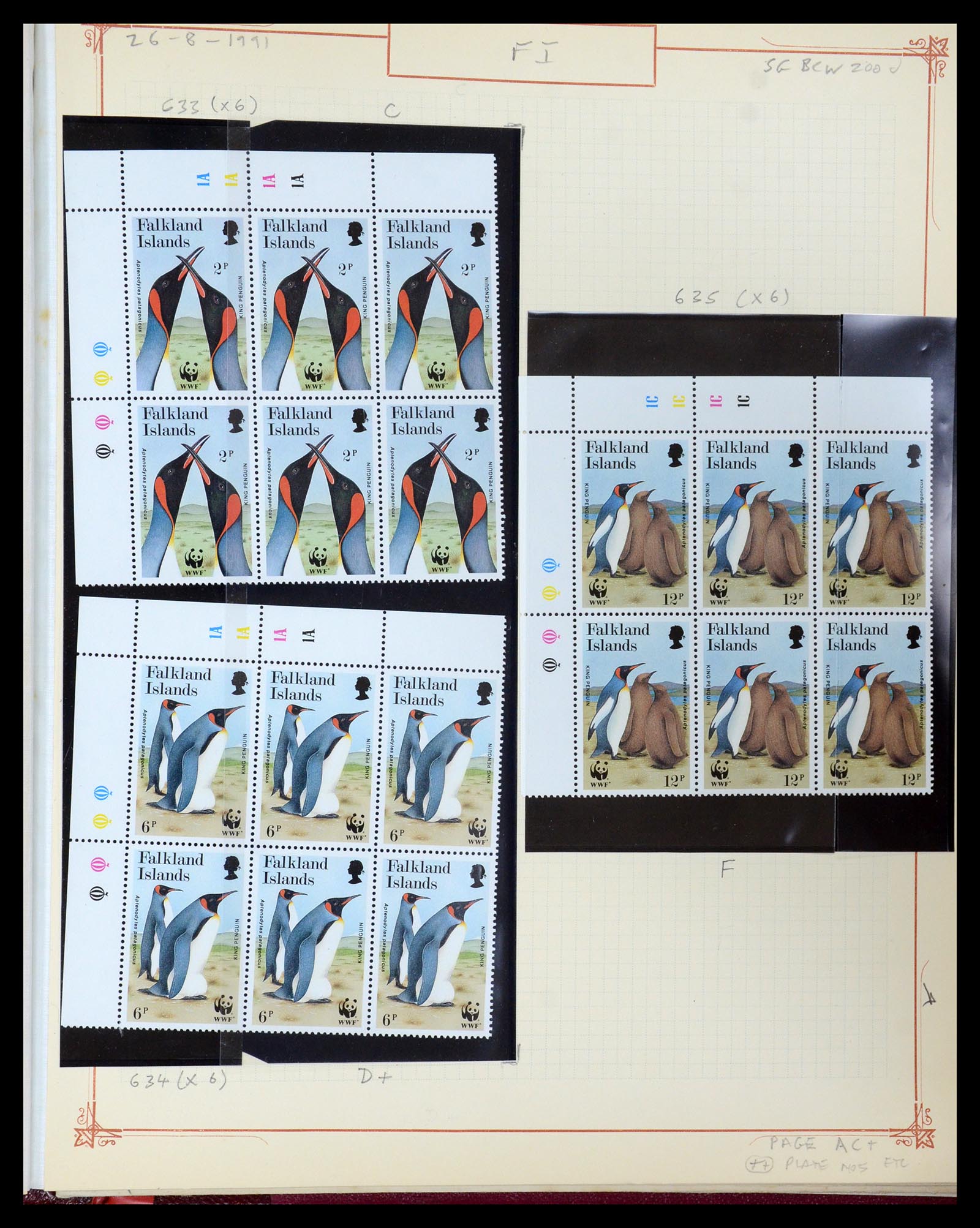 35396 121 - Postzegelverzameling 35396 Falkland eilanden 1972-1992.