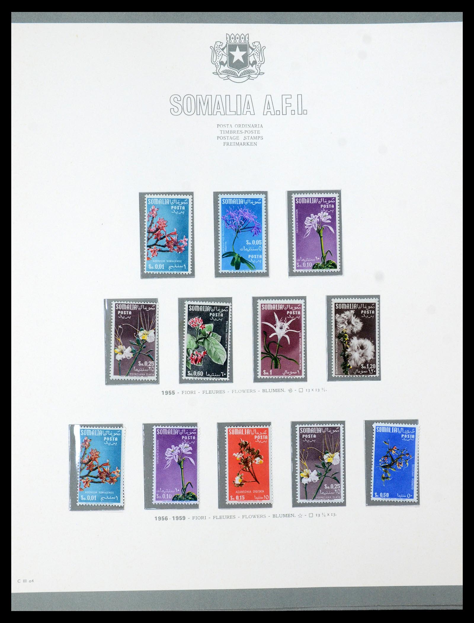 35398 004 - Postzegelverzameling 35398 Somalië 1950-1972.