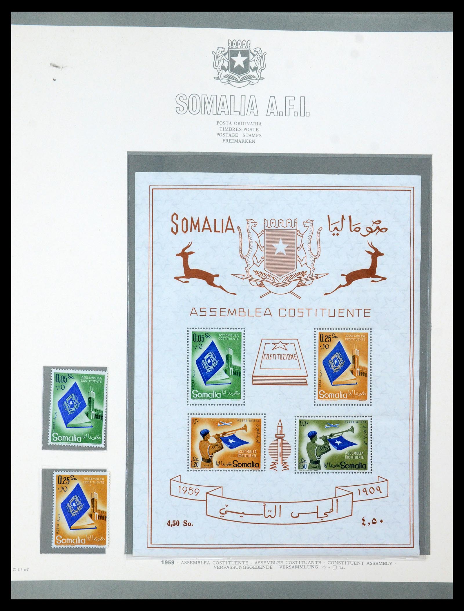 35398 007 - Postzegelverzameling 35398 Somalië 1950-1972.