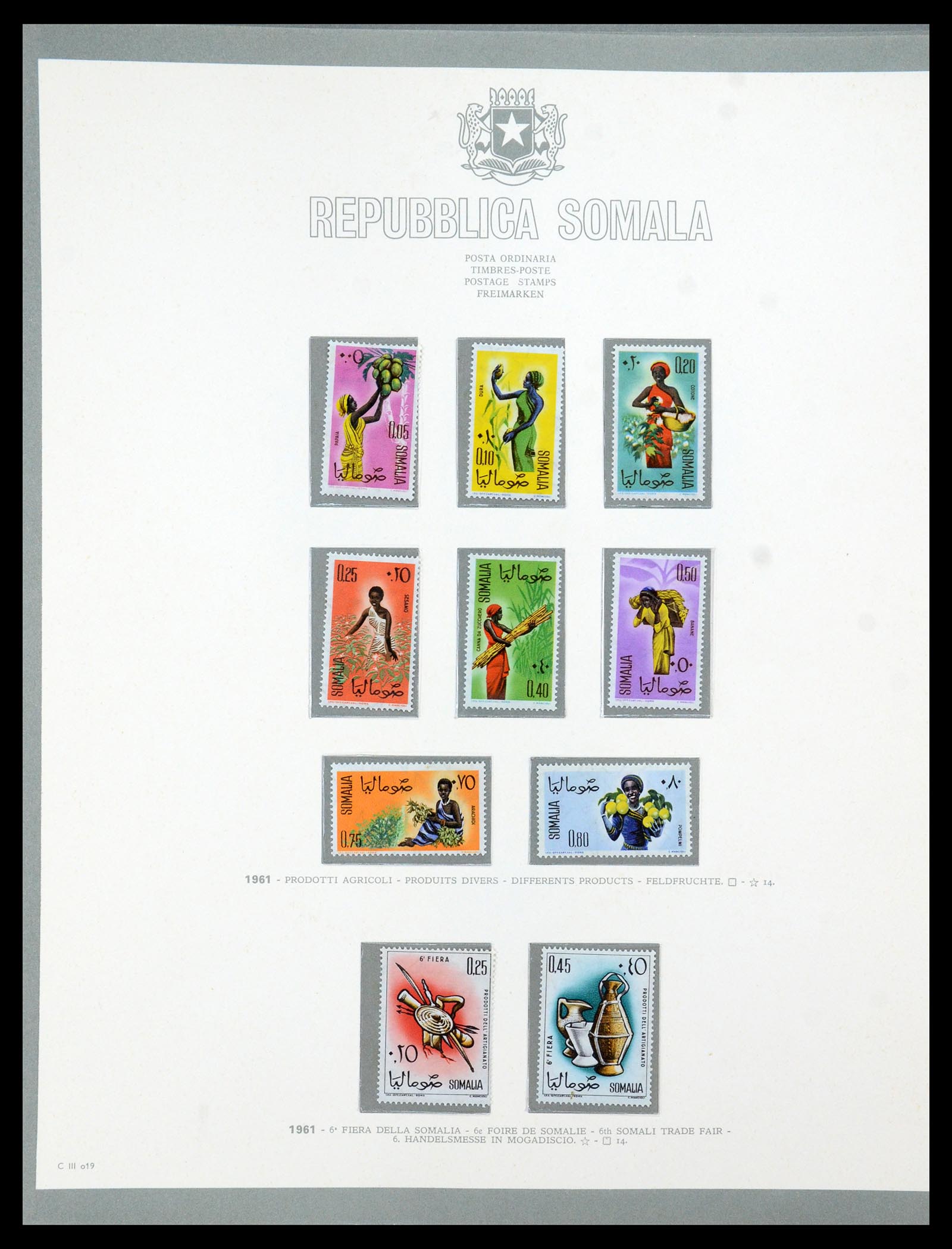 35398 021 - Stamp Collection 35398 Somalia 1950-1972.